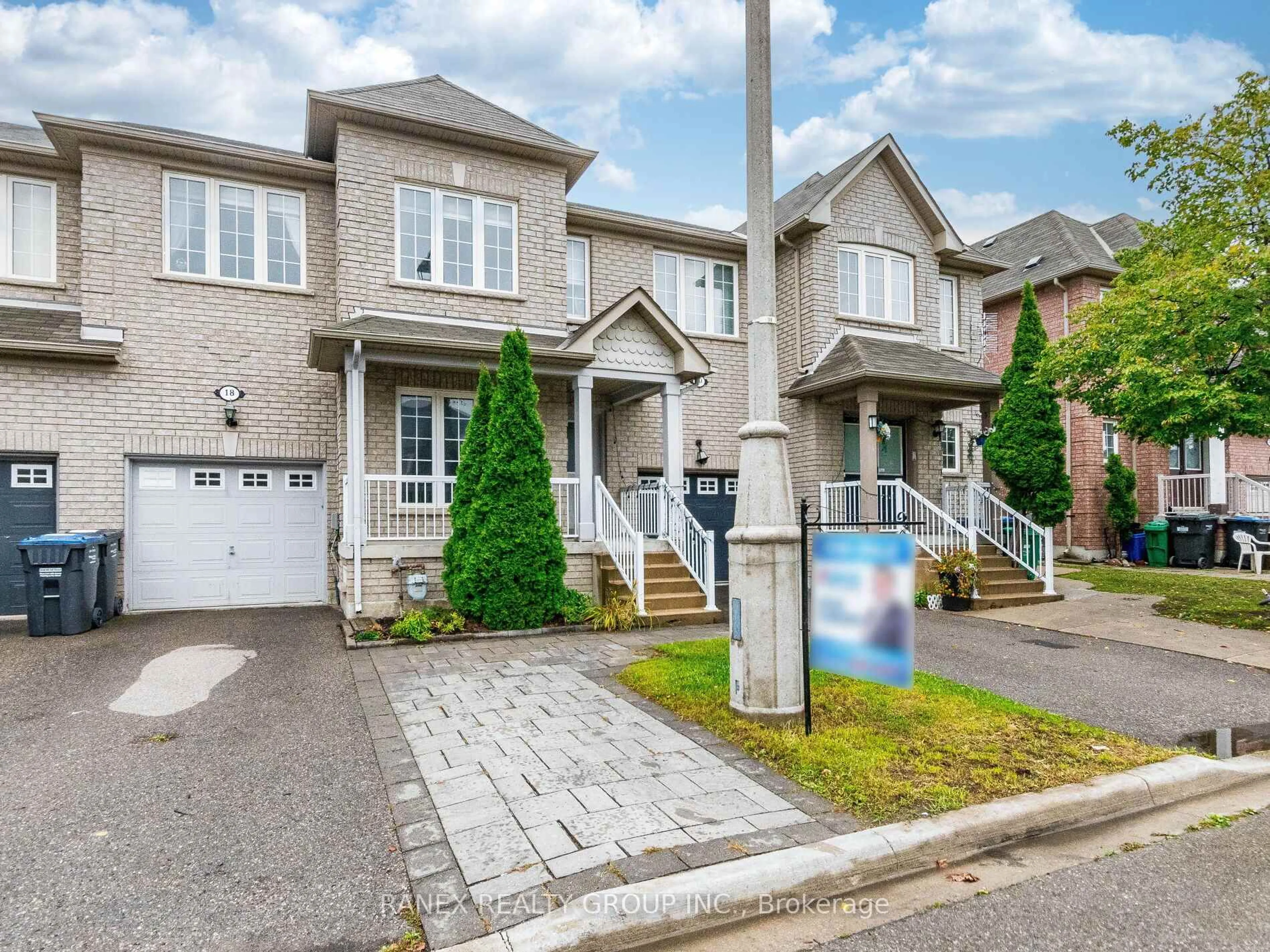 Home with brick exterior material, street for 18 Tundra Swan Rd, Brampton Ontario L6R 3L4