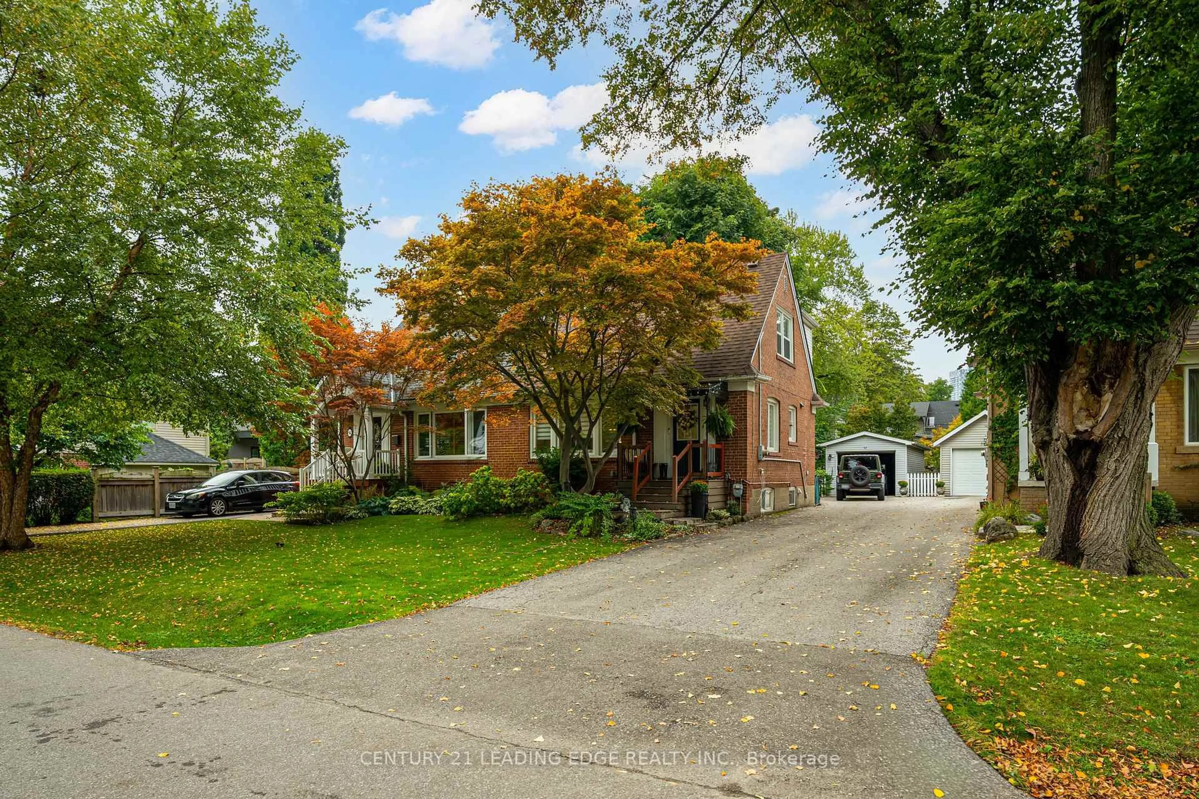 Home with brick exterior material, street for 52 Green Lanes, Toronto Ontario M8Z 4V7