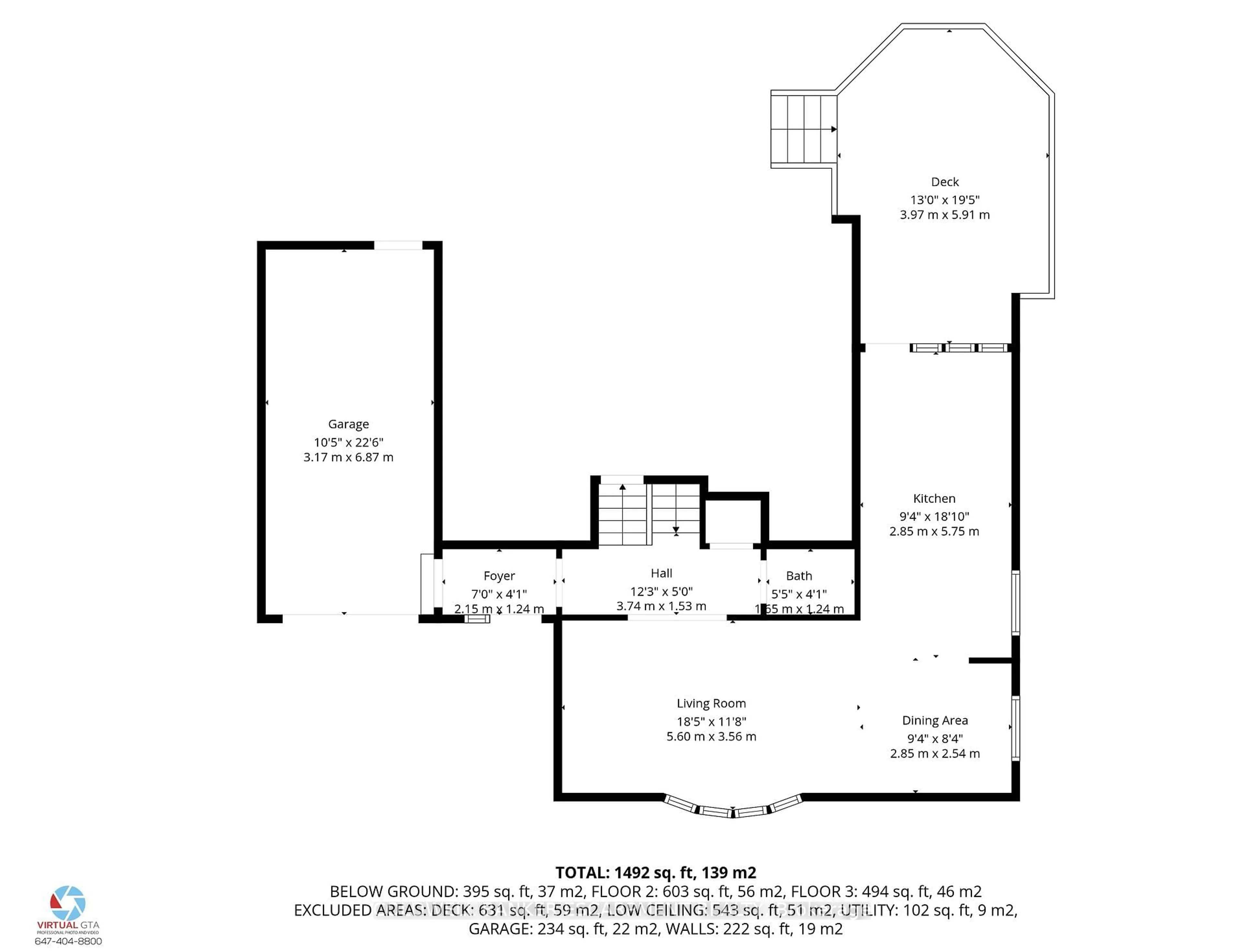 Floor plan for 225 Elmore Dr, Halton Hills Ontario L7J 1T8