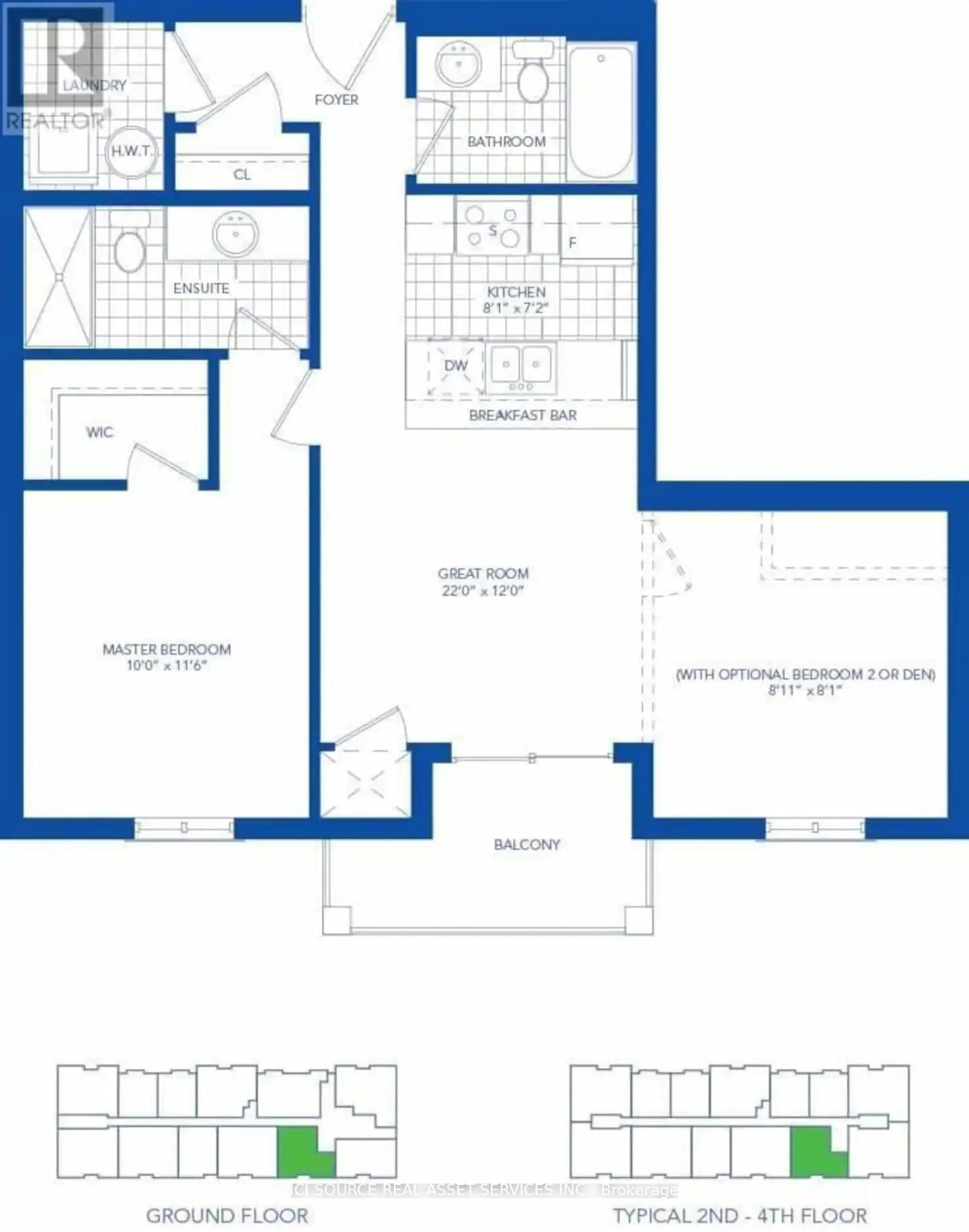 Floor plan for 1360 Costigan Rd #101, Milton Ontario L9T 0Y8