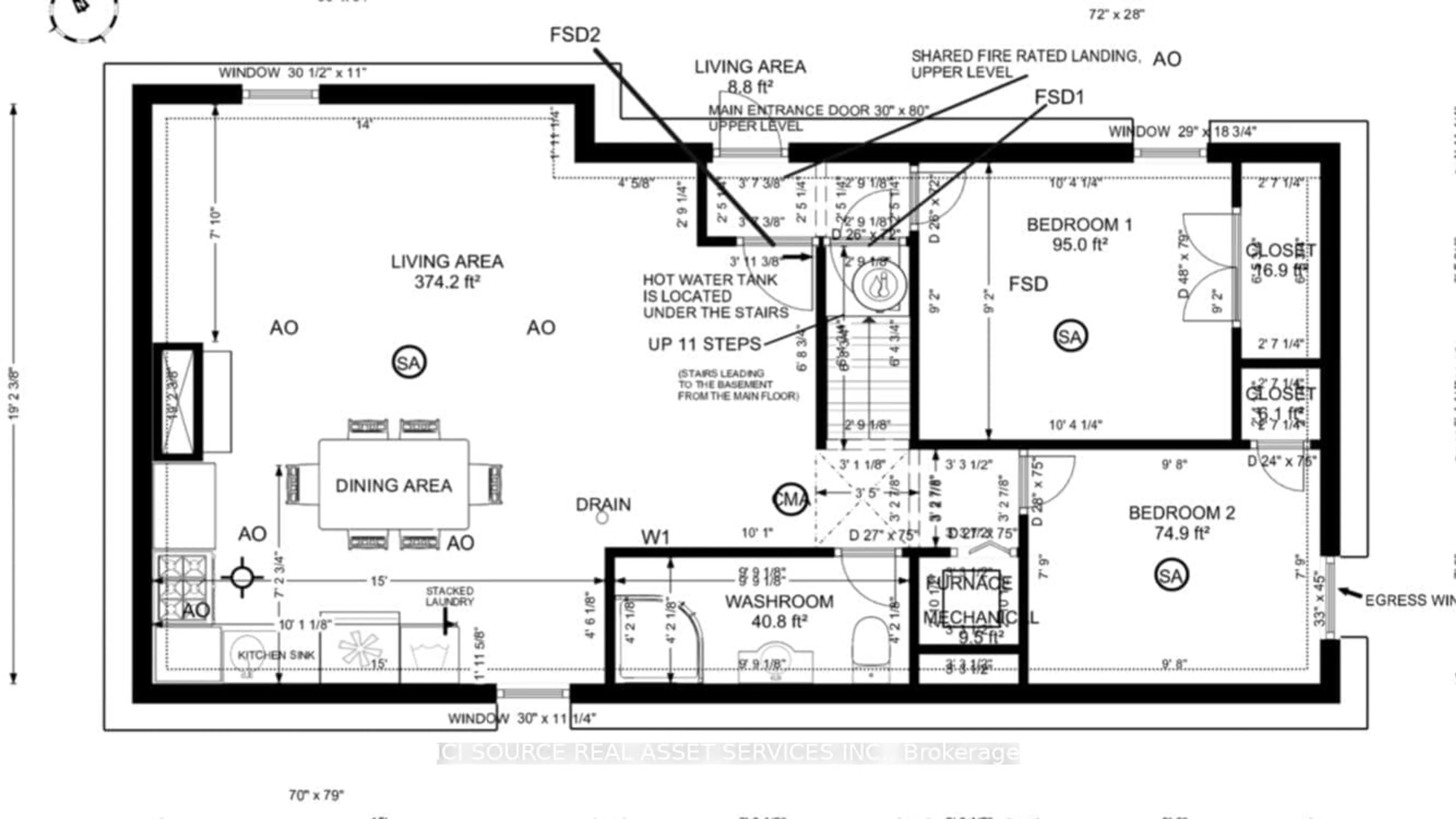 Floor plan for 26 Hillbank Tr, Brampton Ontario L6S 1P6