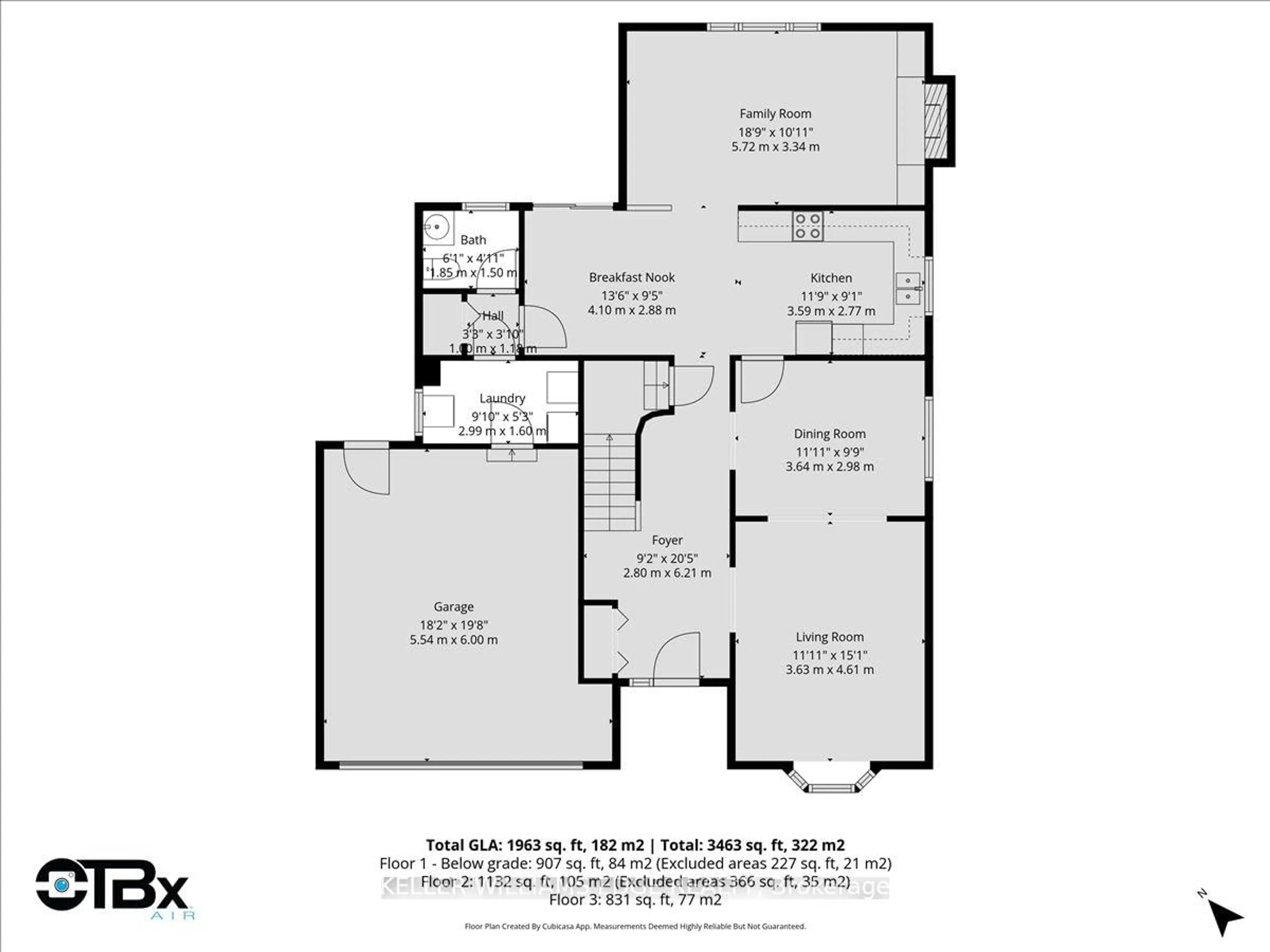 Floor plan for 477 Deerhurst Dr, Burlington Ontario L7L 5T4
