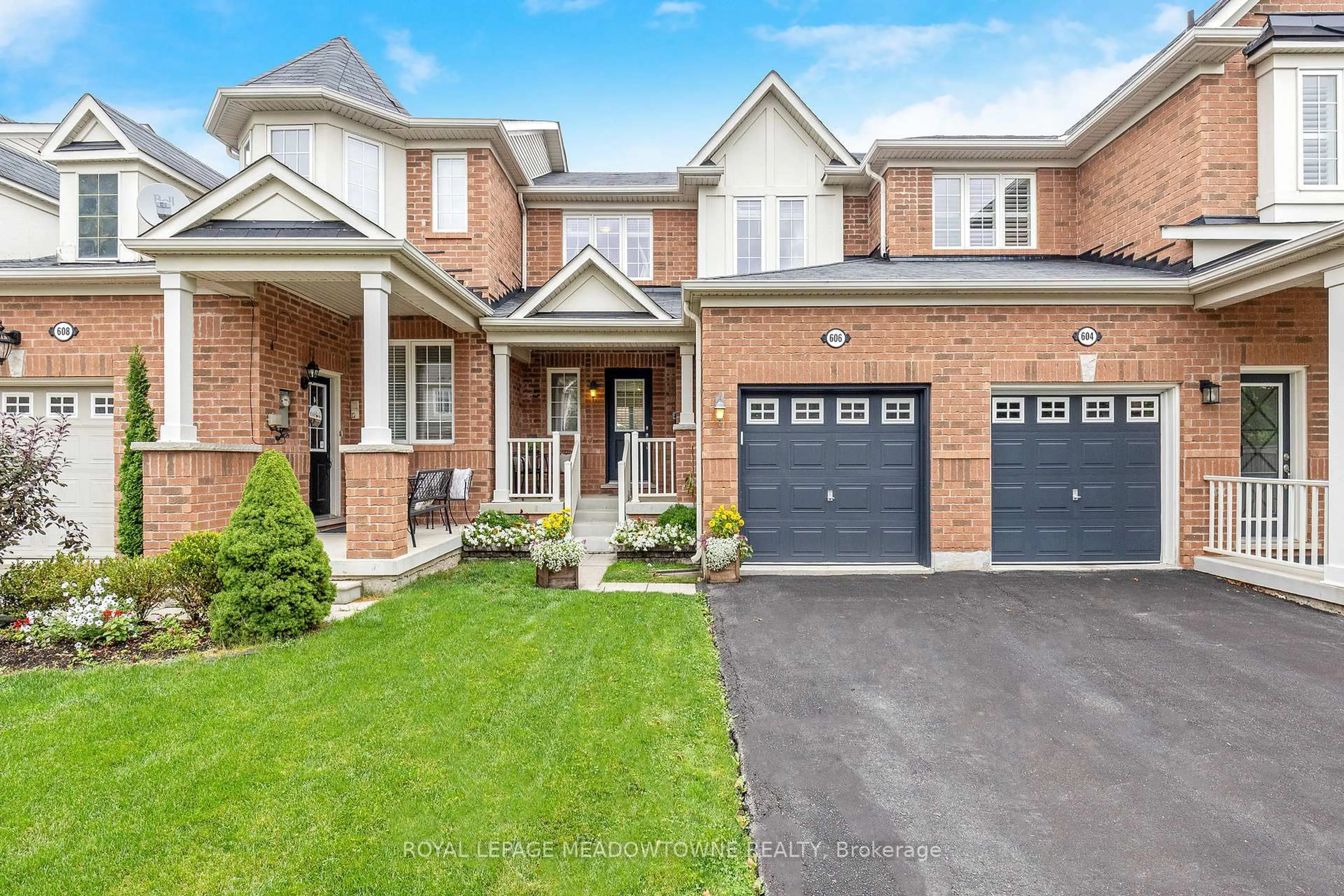 Home with brick exterior material, street for 606 Cargill Path, Milton Ontario L9T 7X2