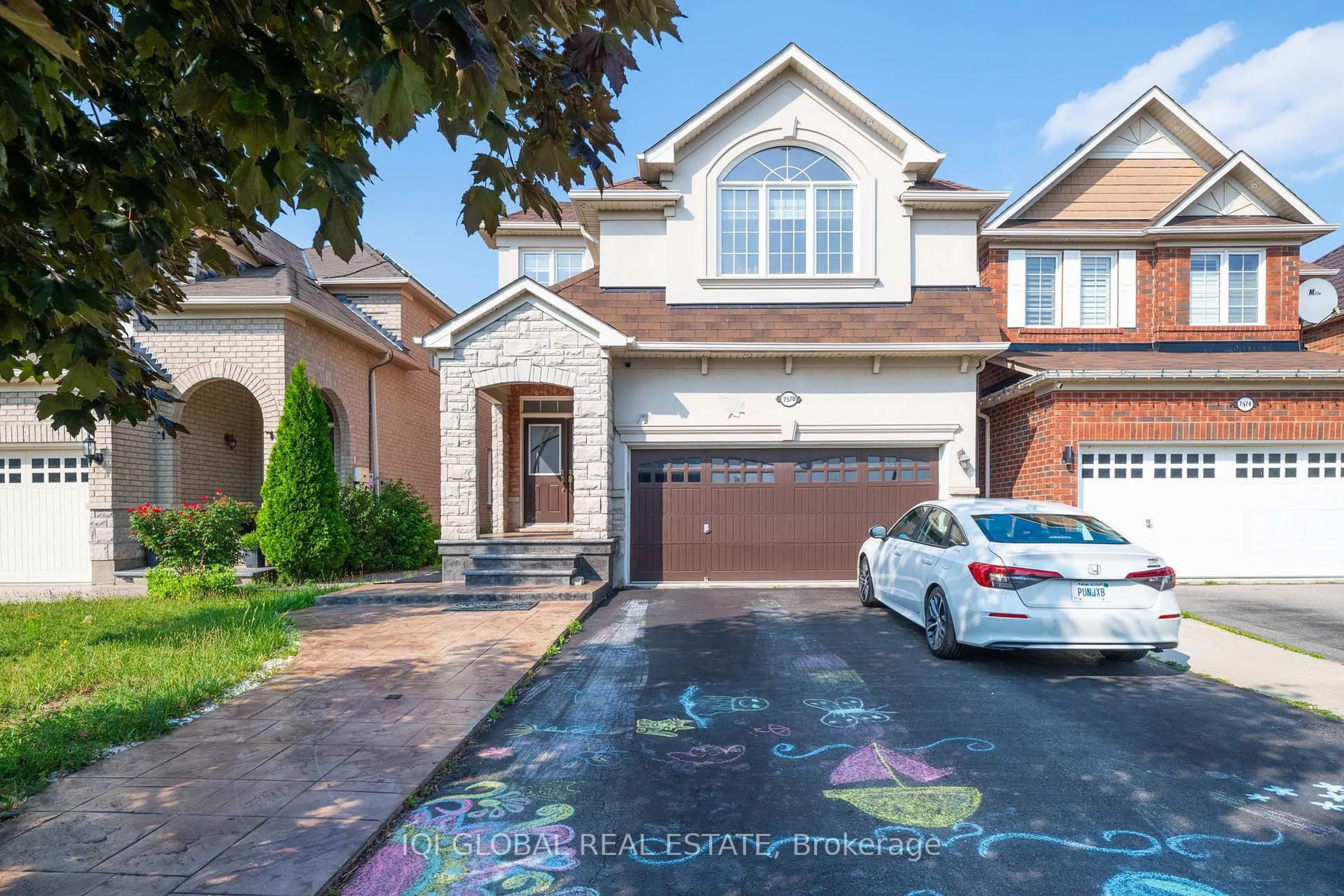 Home with brick exterior material, street for 7570 Saint Barbara Blvd, Mississauga Ontario L5W 0B6