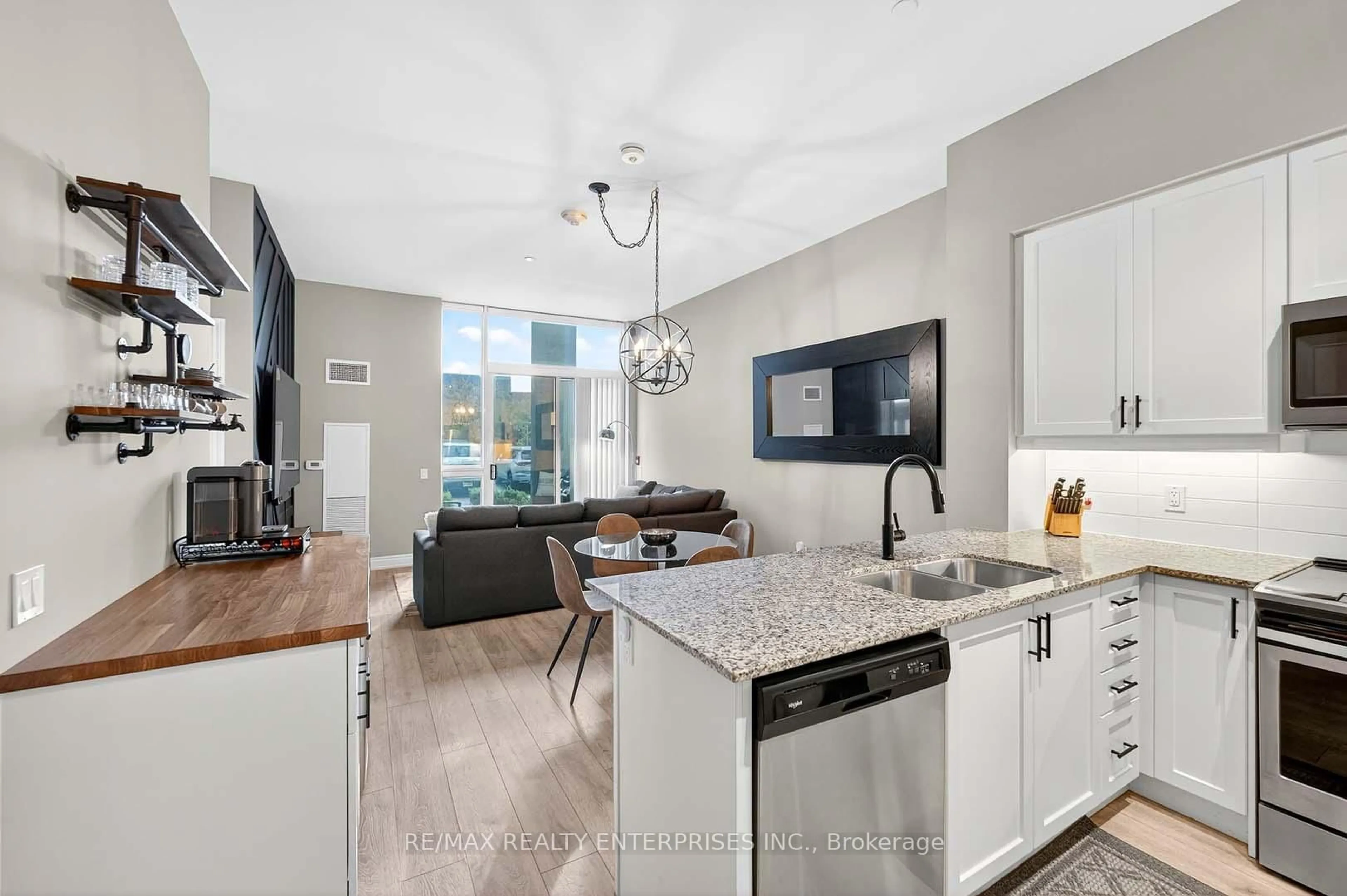 Open concept kitchen, unknown for 1050 Main St #114, Milton Ontario L9T 9M3