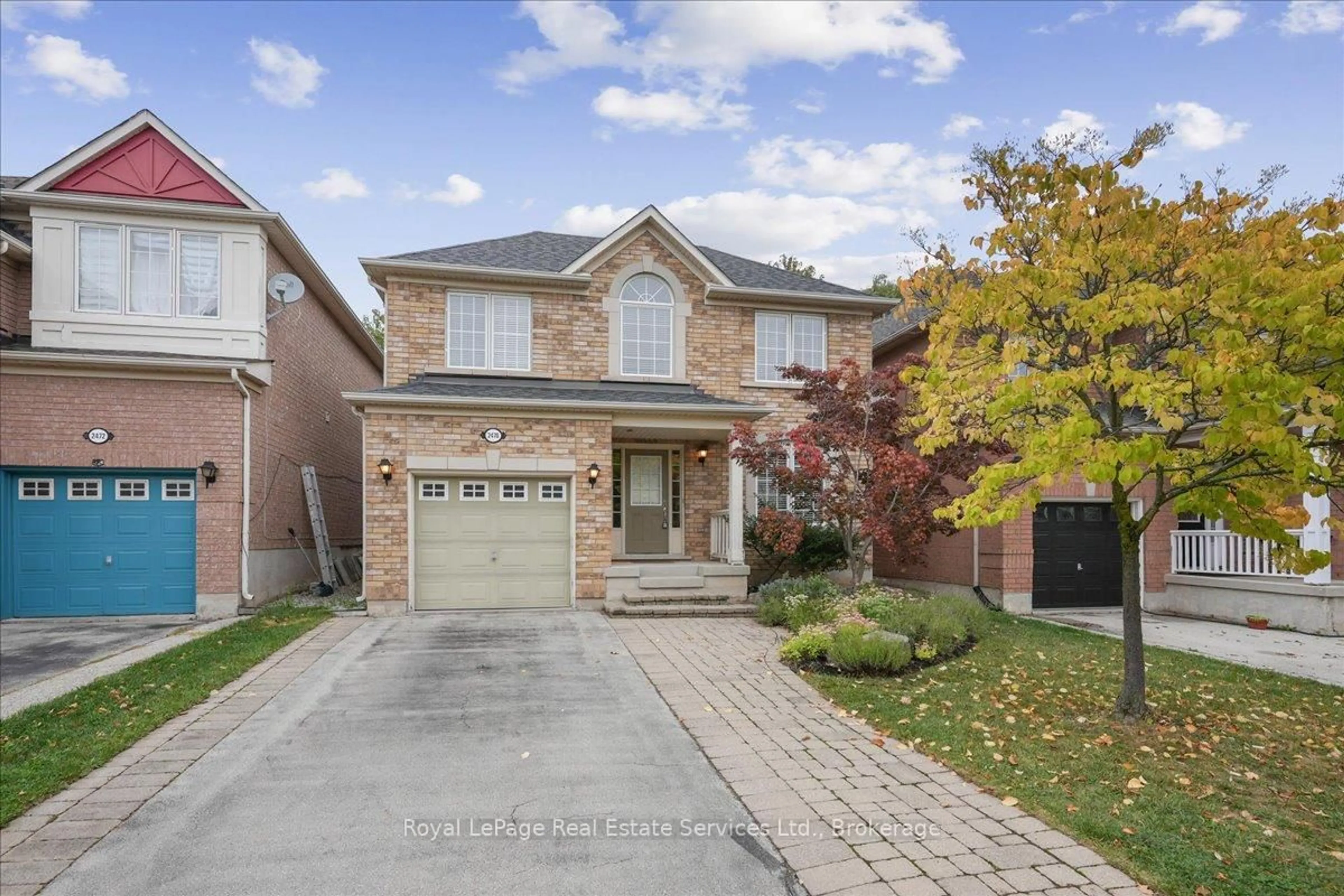 Home with brick exterior material, street for 2476 Bracken Dr, Oakville Ontario L6M 4S5
