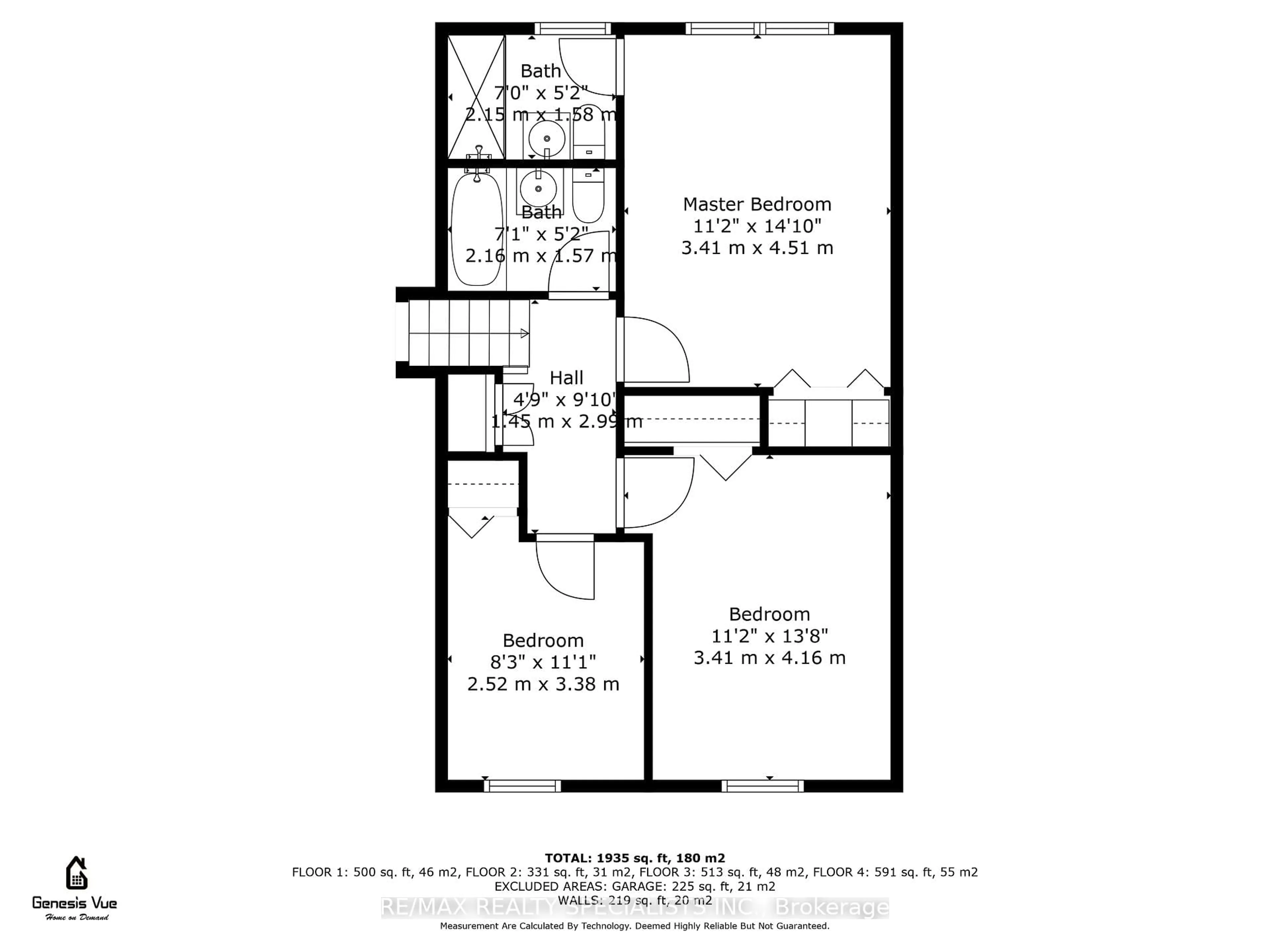 Floor plan for 28 Bromley Cres, Brampton Ontario L6T 1Z1