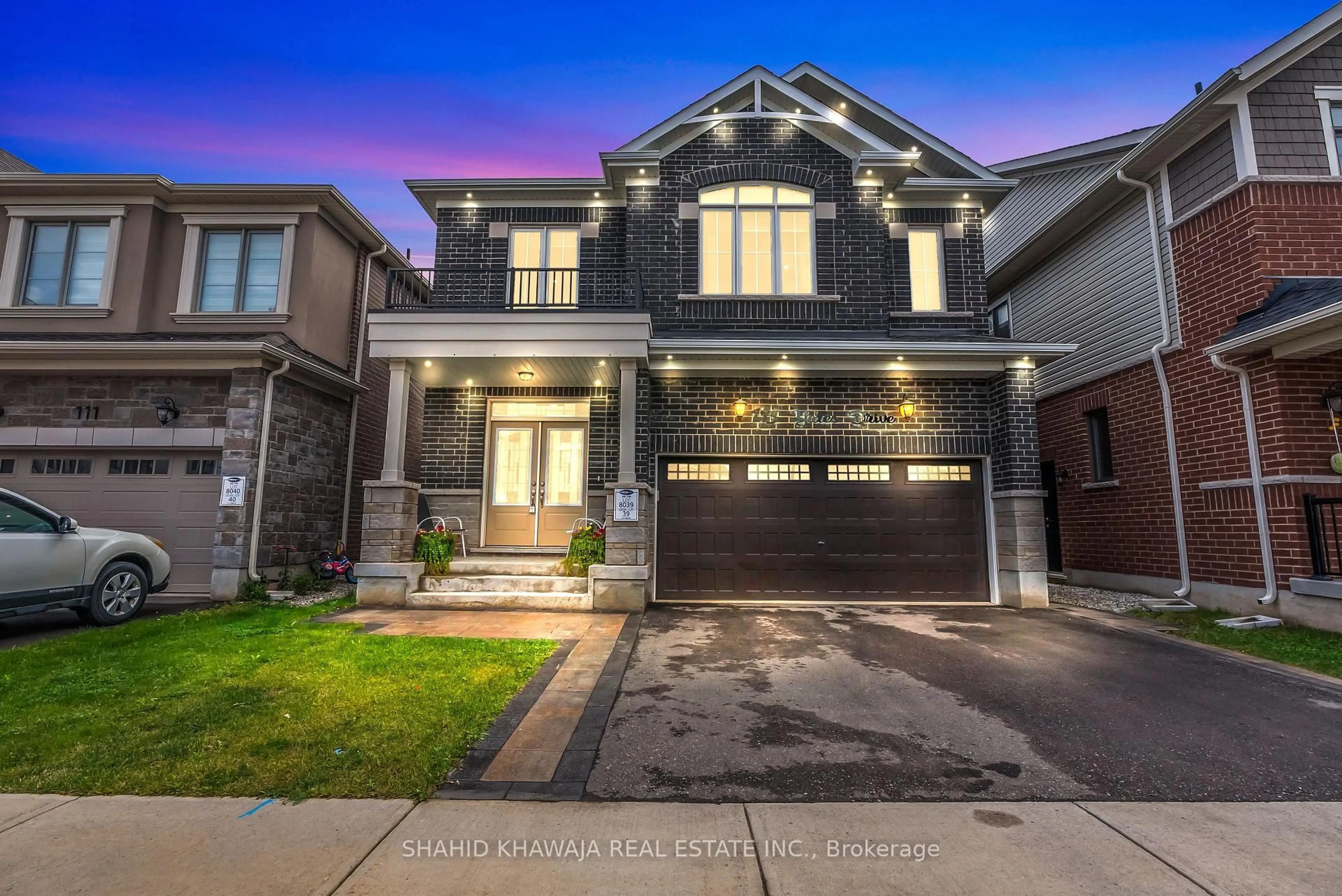 Home with brick exterior material, street for 115 Yates Dr, Milton Ontario L9T 2X5