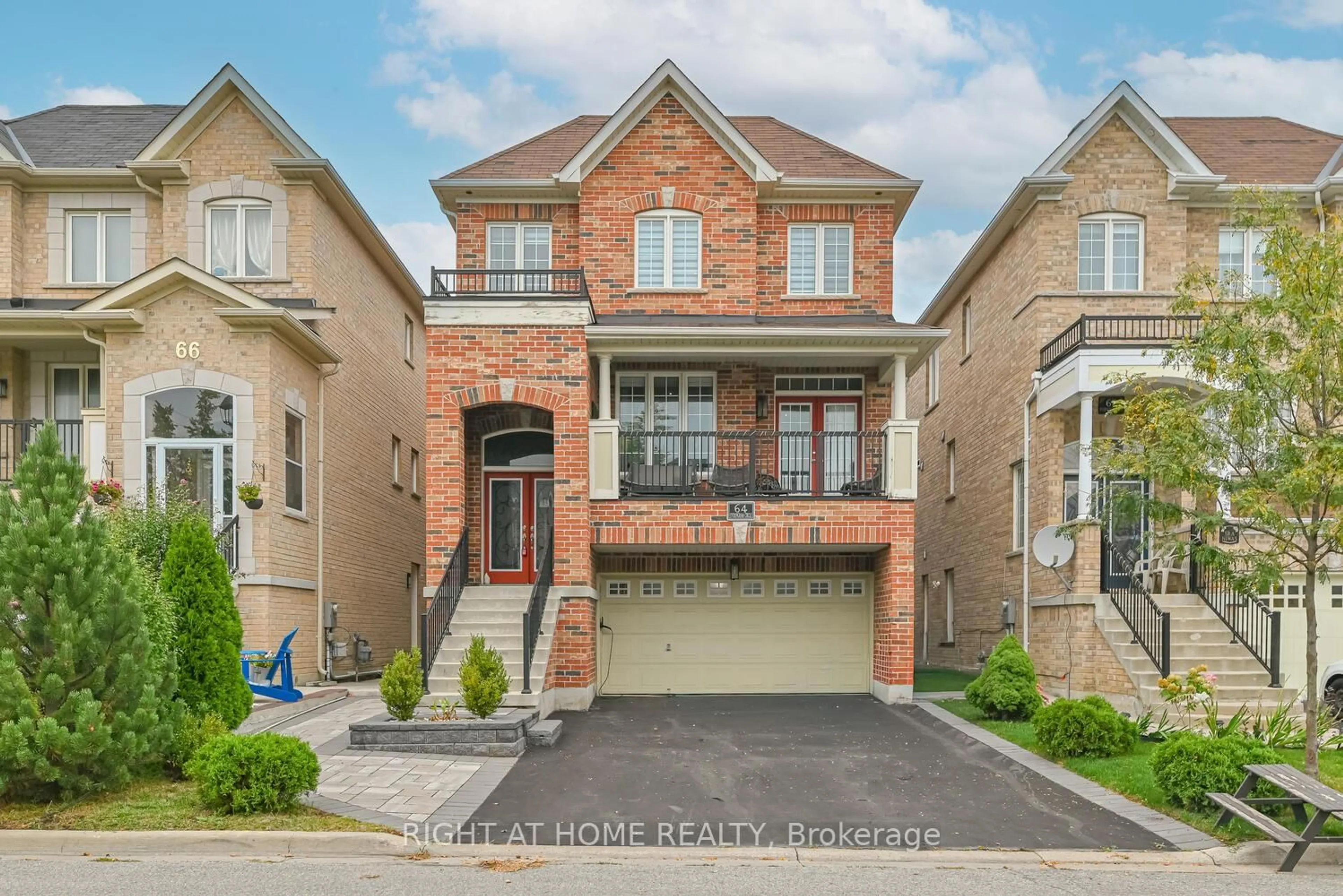 Home with brick exterior material, street for 64 EVERINGHAM Circ, Brampton Ontario L6R 0R7