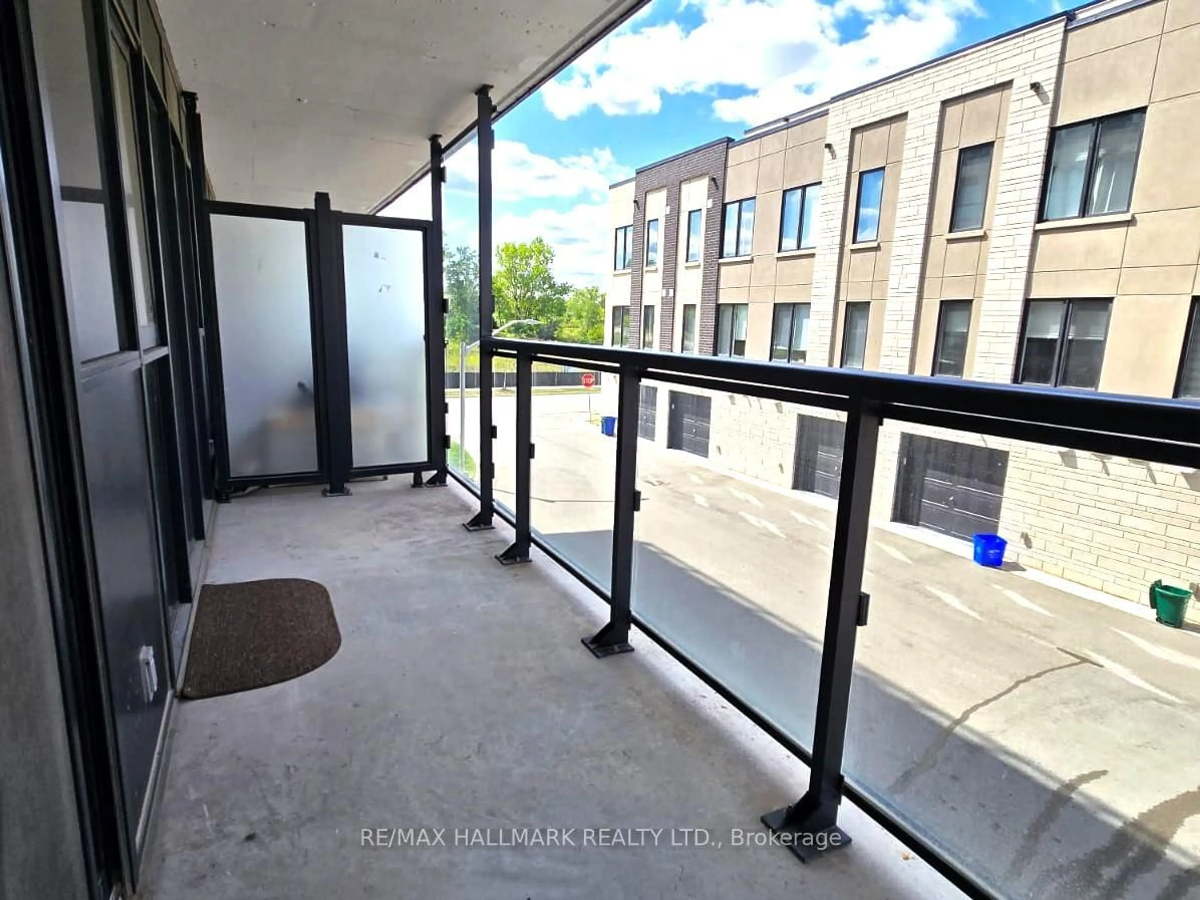 Balcony in the apartment, city buildings view from balcony for 1117 Cooke Blvd #A208, Burlington Ontario L7T 0C6