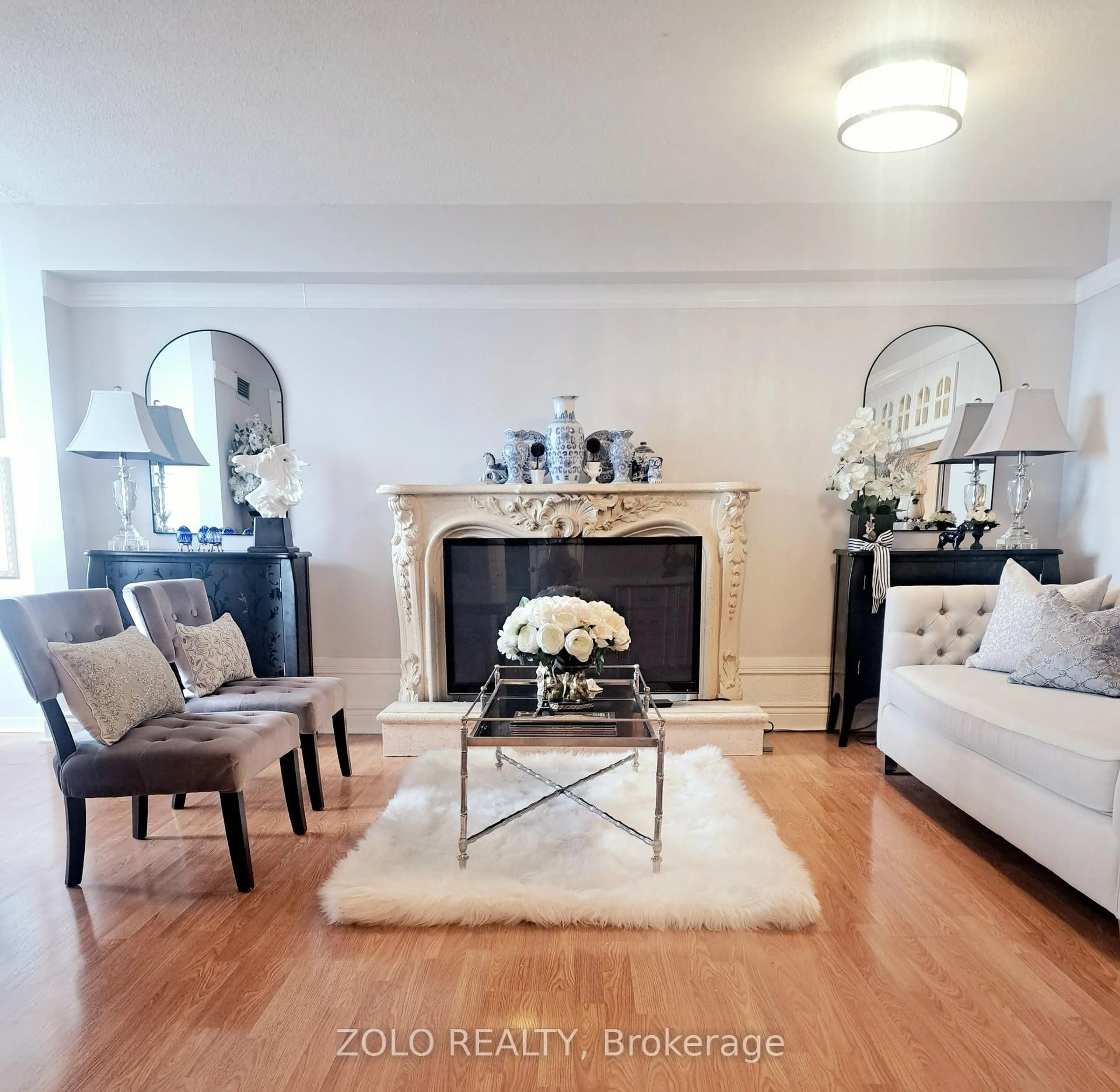 Living room with furniture, unknown for 300 Webb Dr #1001, Mississauga Ontario L5B 3W3
