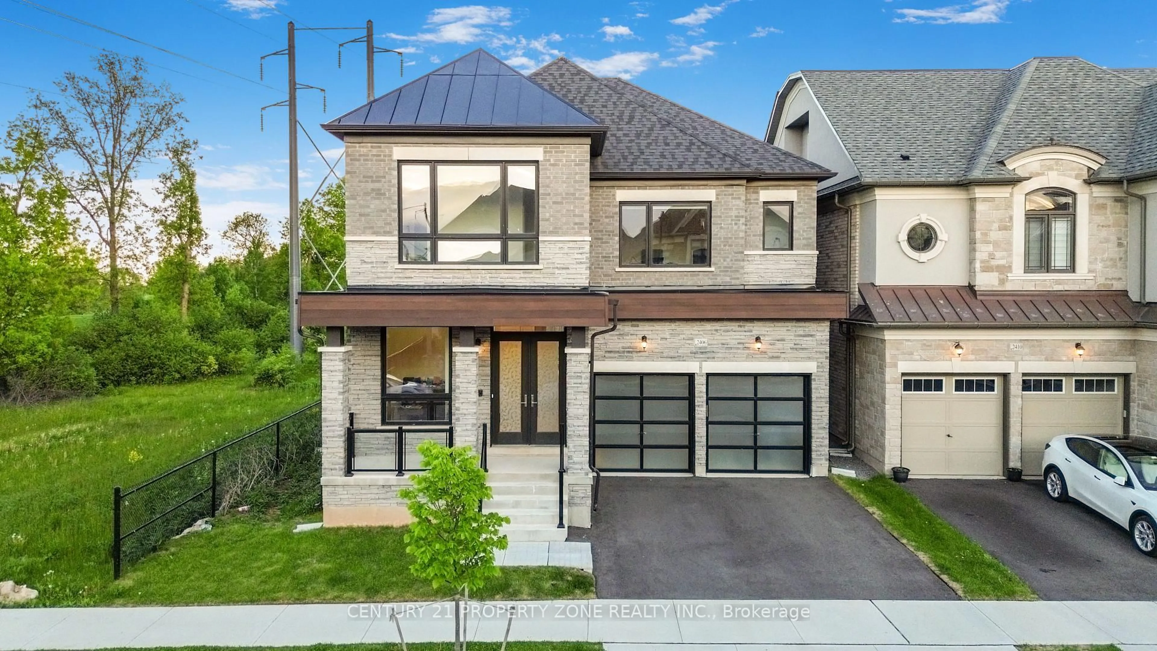 Home with brick exterior material, street for 2406 Charles Cornwall Ave, Oakville Ontario L6M 5M4