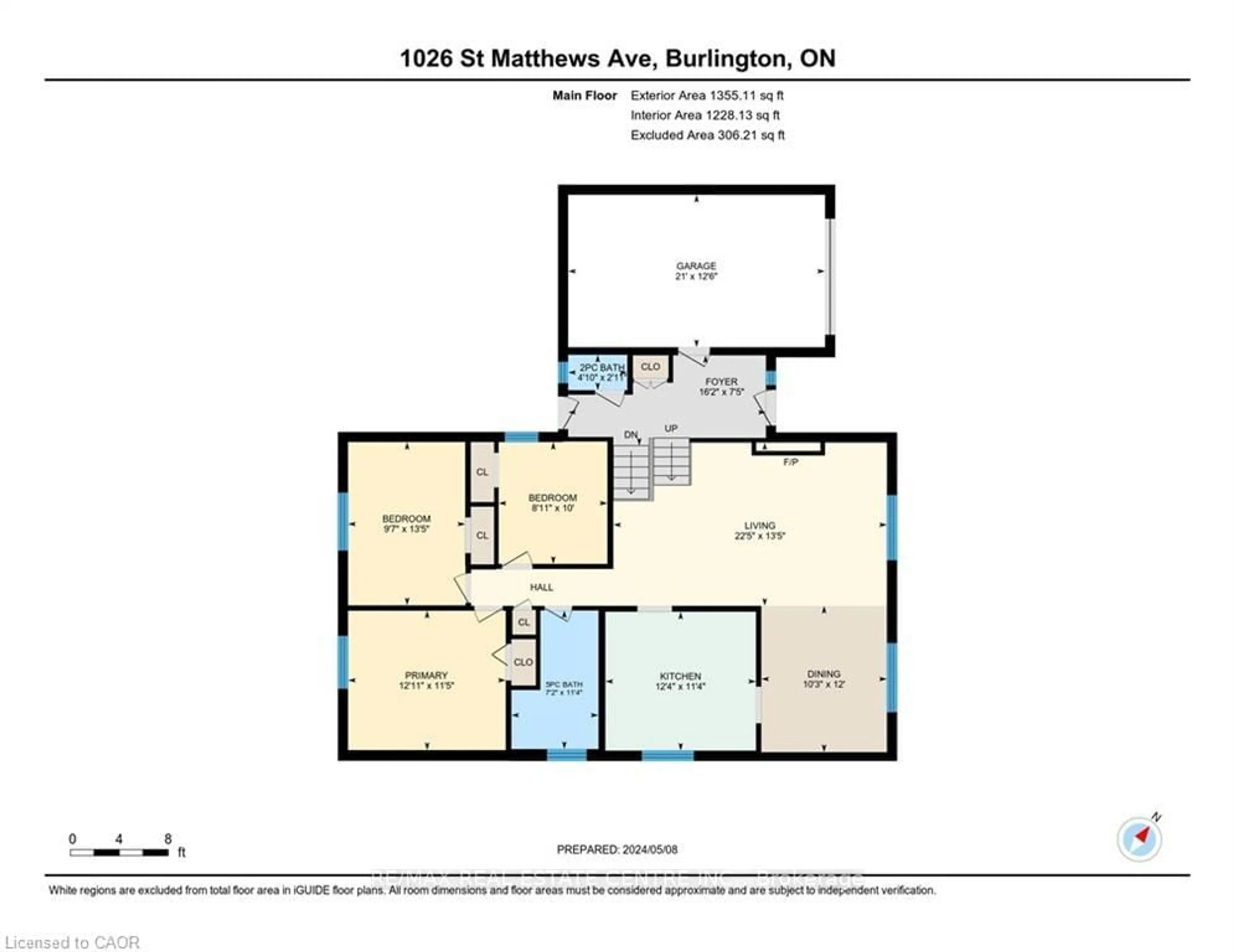 Floor plan for 1026 St Matthews Ave, Burlington Ontario L1T 2J4