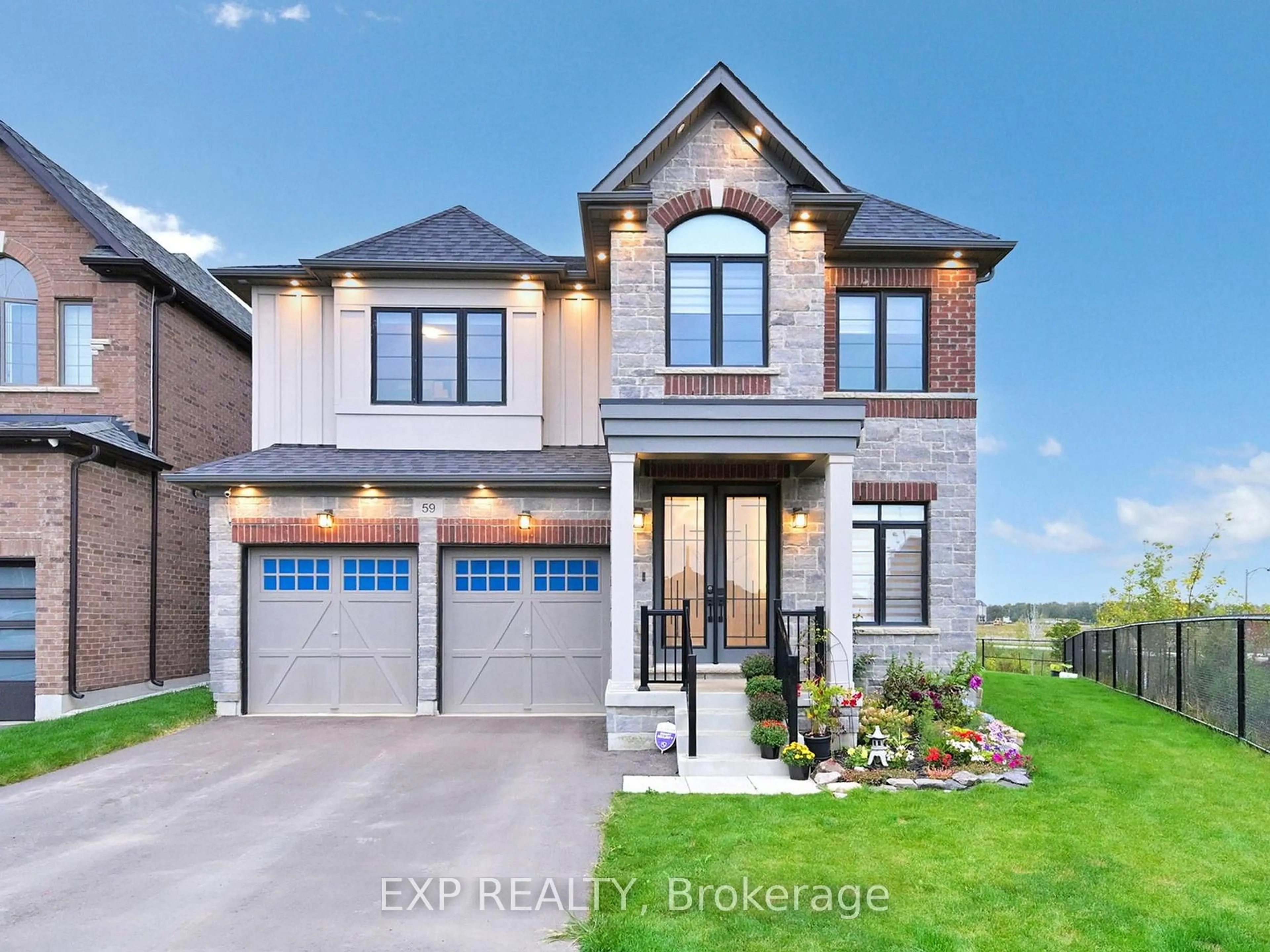 Home with brick exterior material, street for 59 Lipscott Dr, Caledon Ontario L7C 4K1