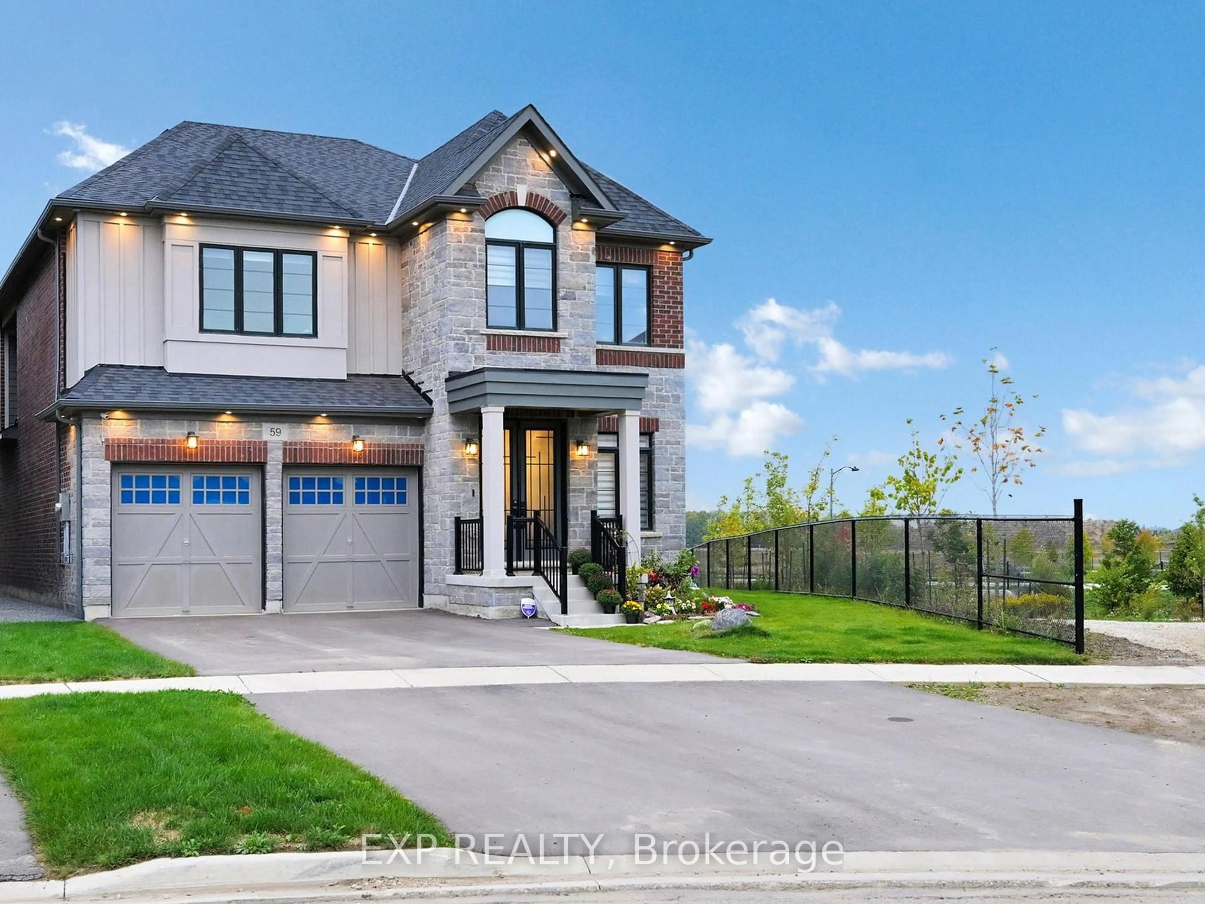 Home with brick exterior material, street for 59 Lipscott Dr, Caledon Ontario L7C 4K1