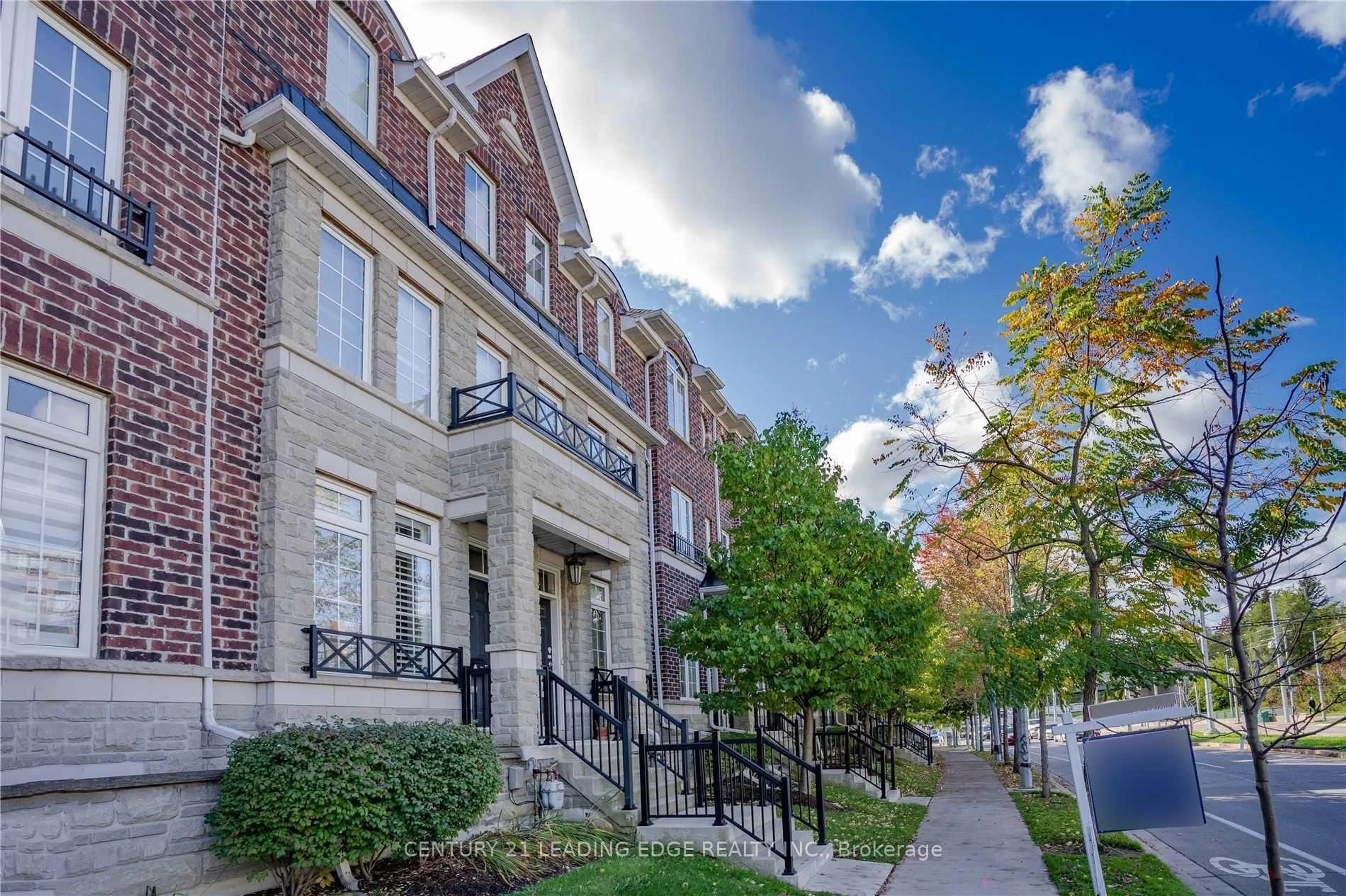 Home with brick exterior material, street for 113 The Queensway Way #57, Toronto Ontario M6S 5B6
