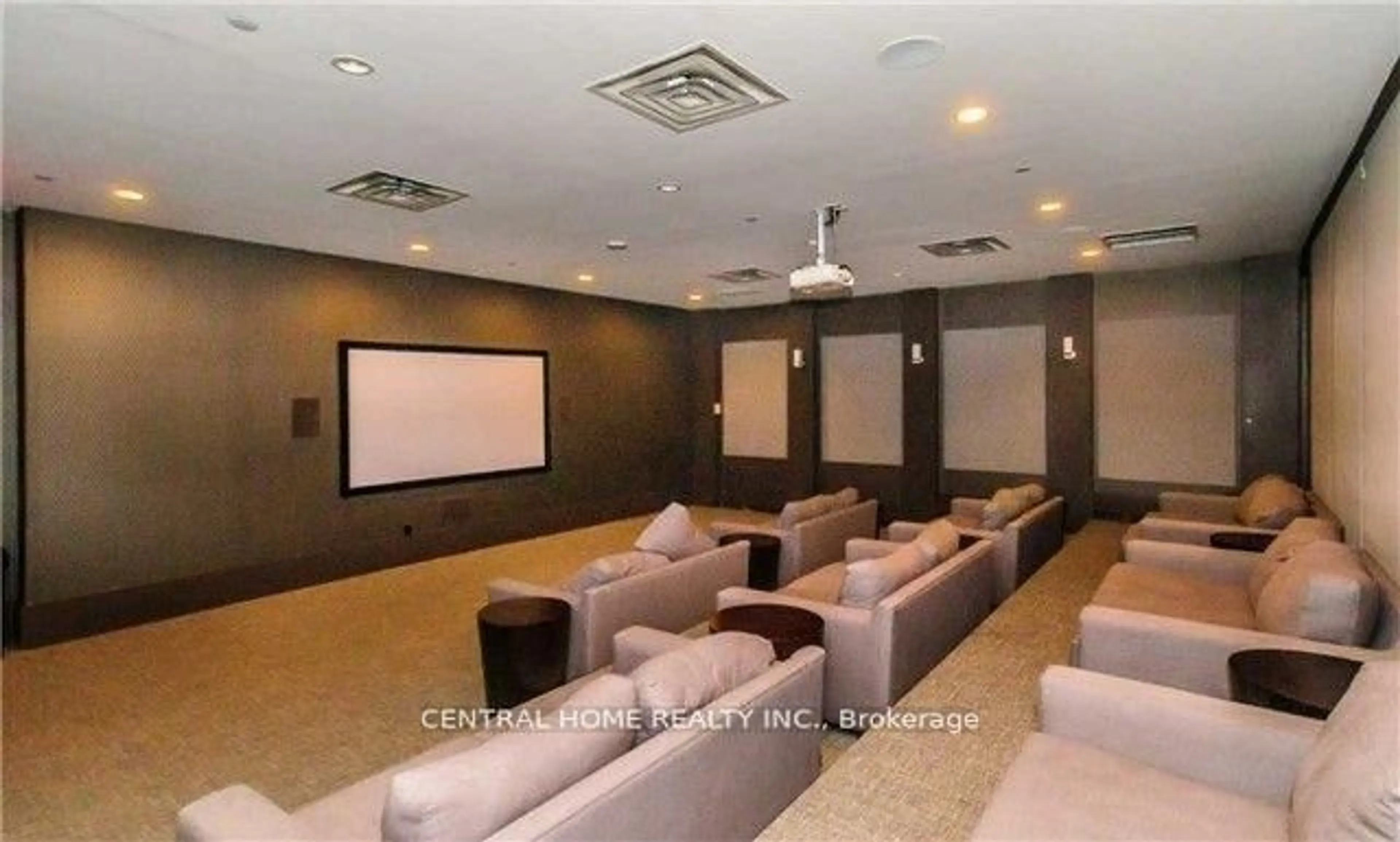 Home theater for 2220 Lake Shore Blvd #607, Toronto Ontario M8V 0C1