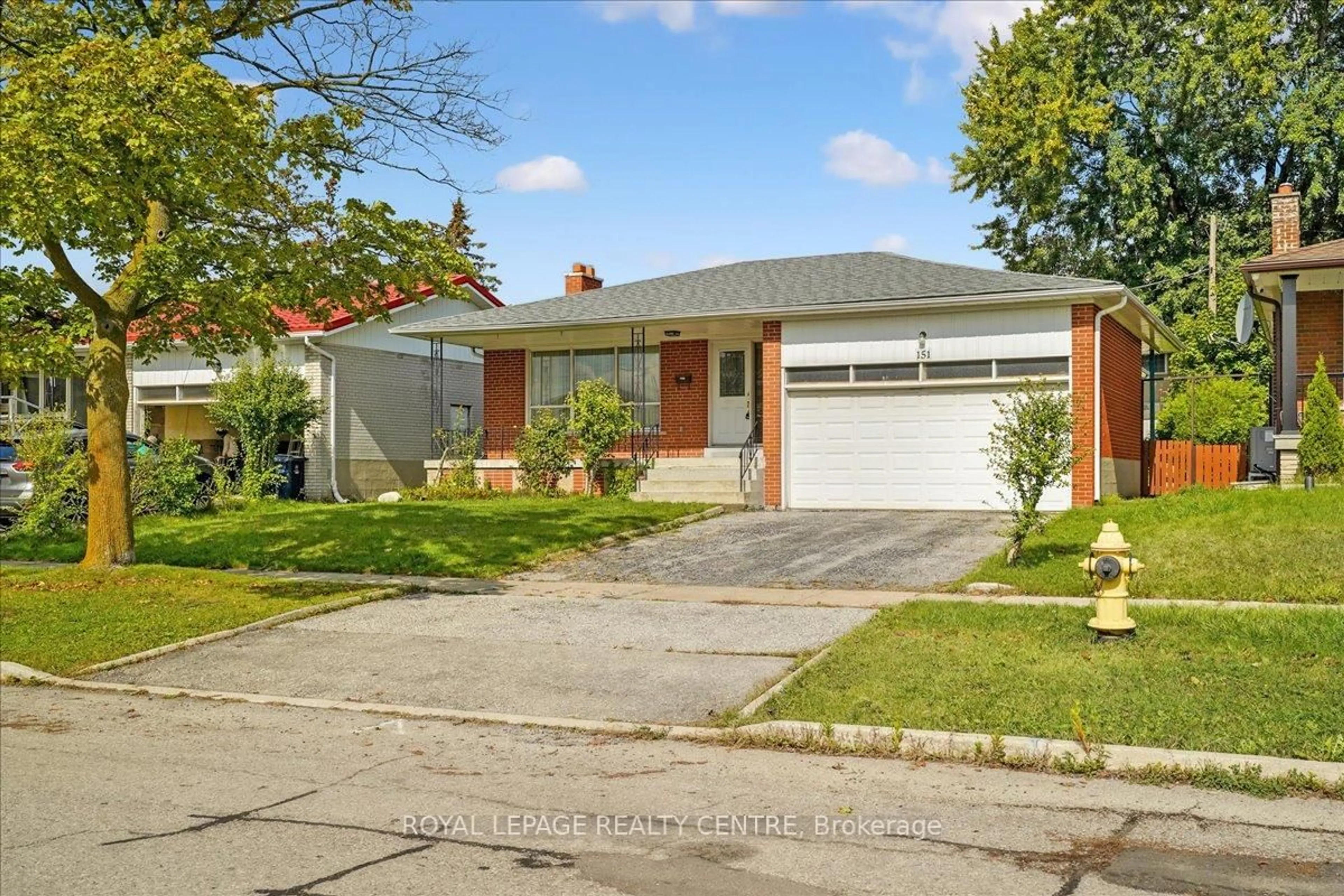 Home with brick exterior material, street for 151 Redgrave Dr, Toronto Ontario M9R 3V8