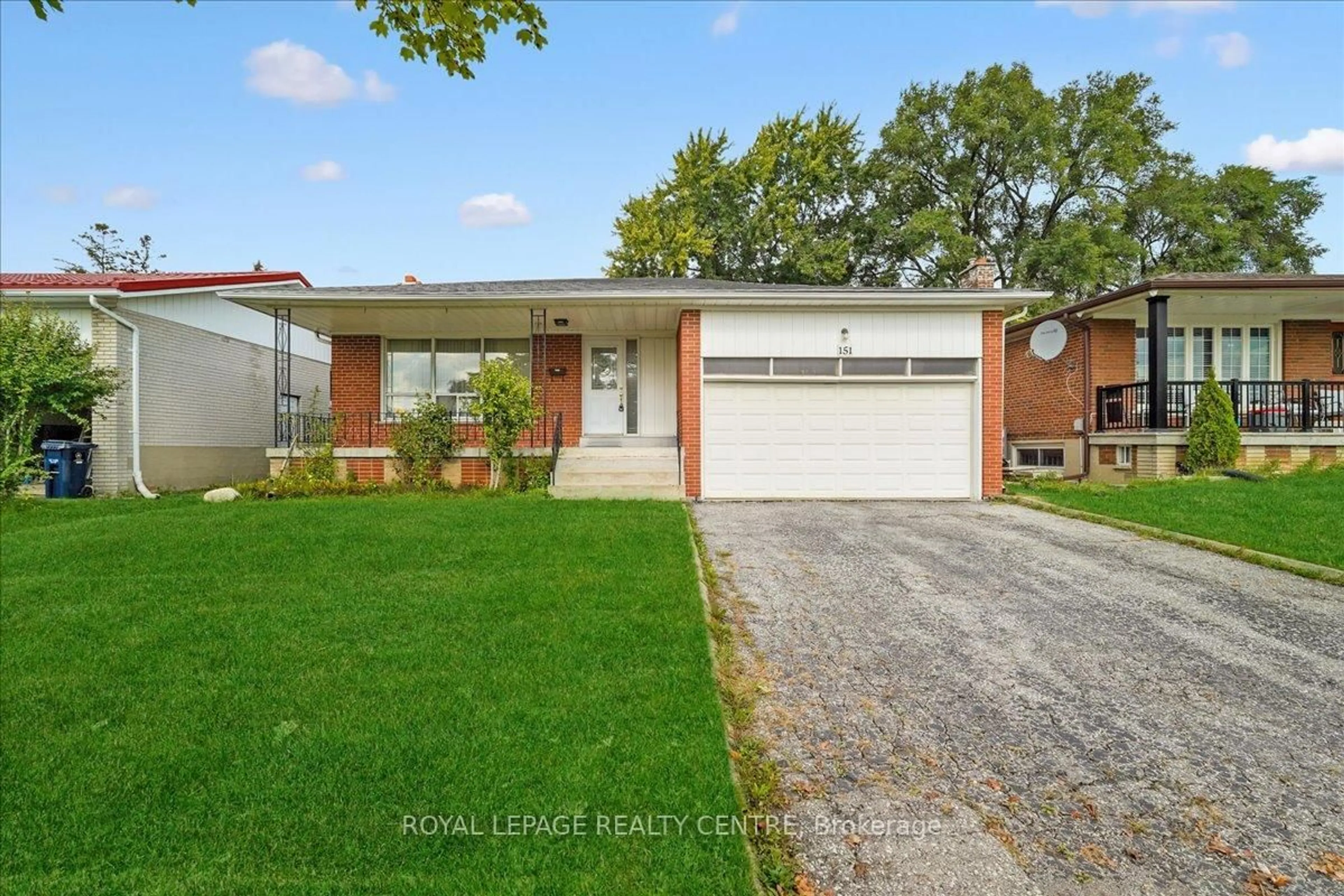 Home with brick exterior material, street for 151 Redgrave Dr, Toronto Ontario M9R 3V8