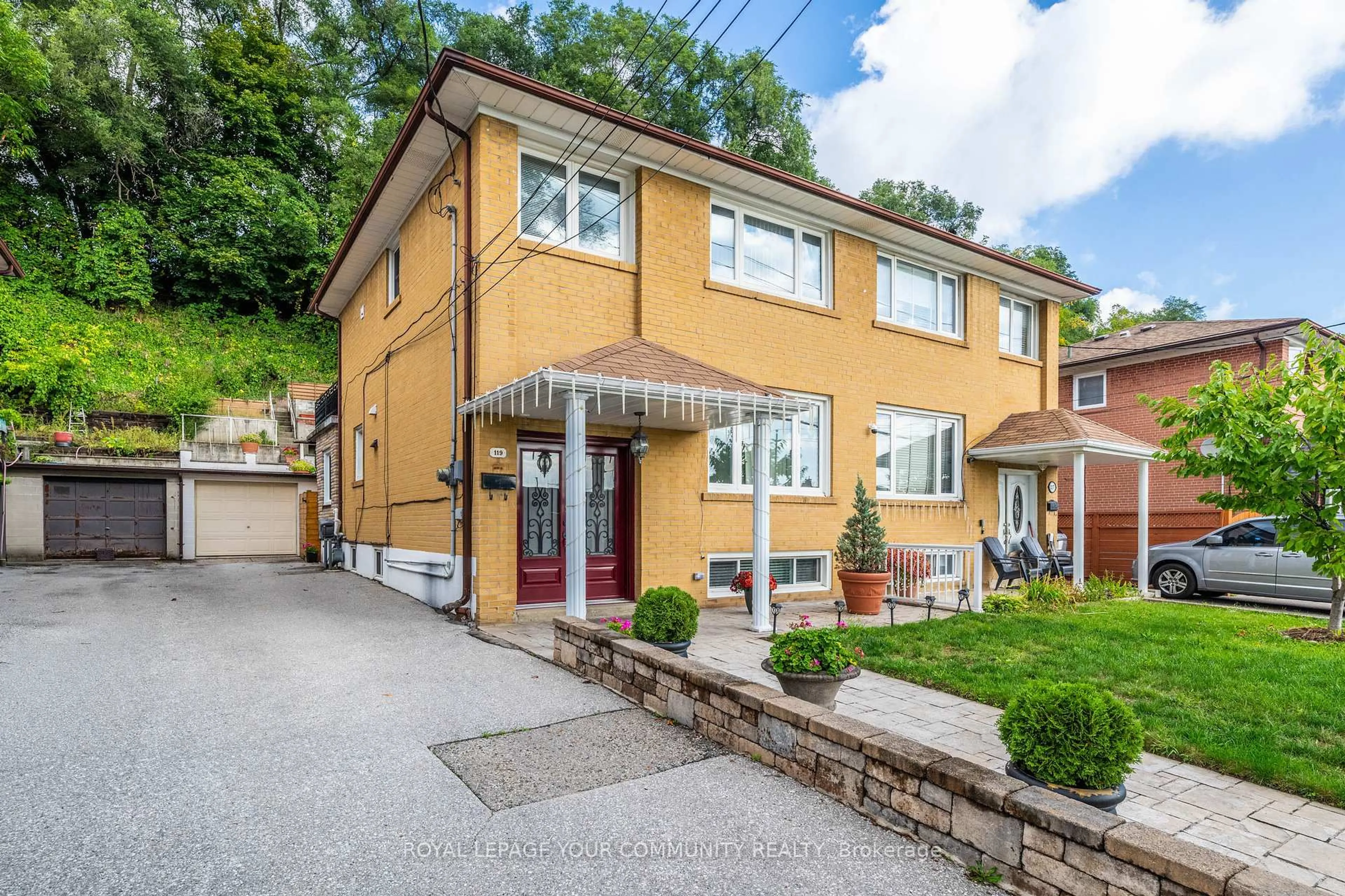 Home with brick exterior material, street for 119 Dalrymple Dr, Toronto Ontario M6N 4S2