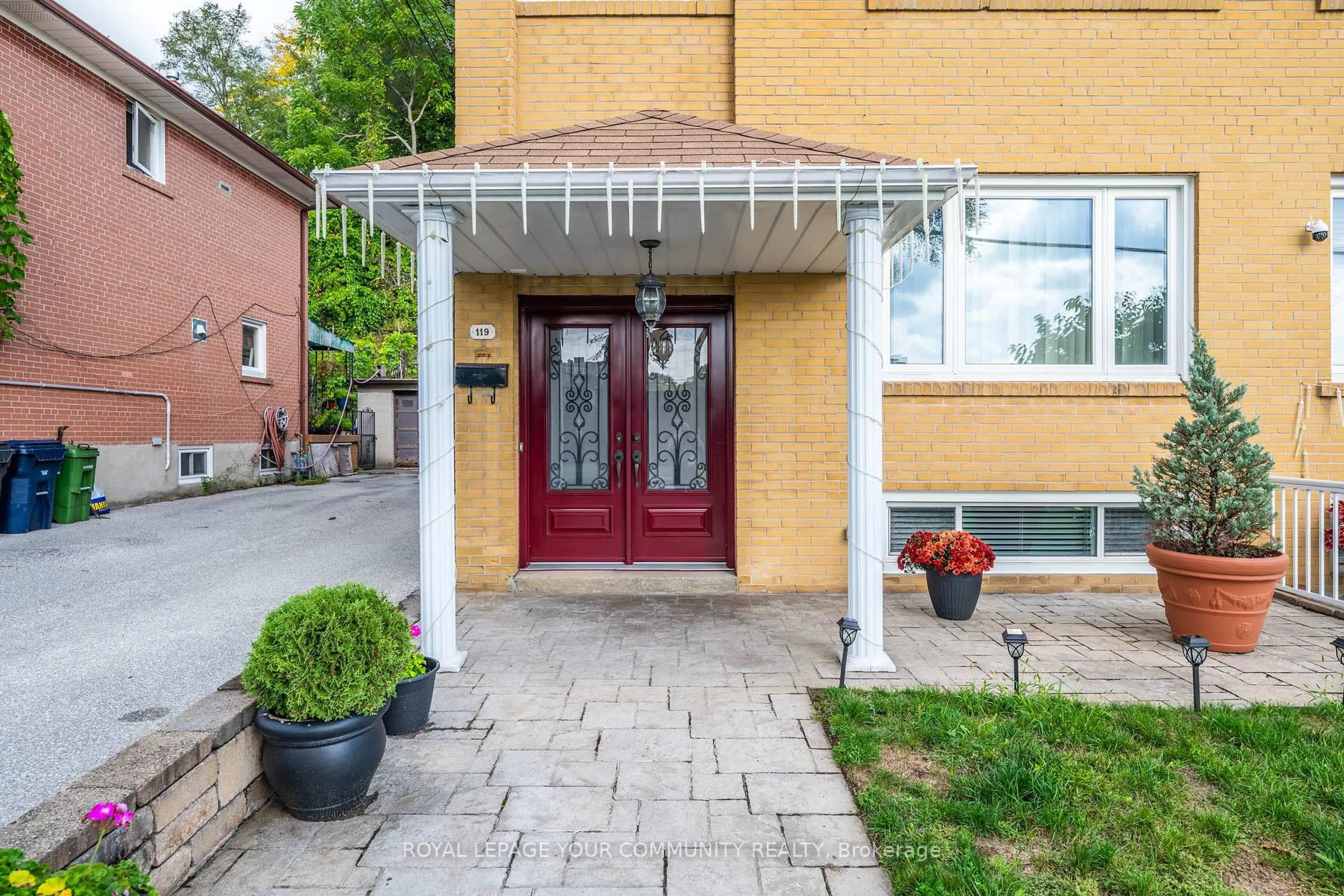Home with brick exterior material, street for 119 Dalrymple Dr, Toronto Ontario M6N 4S2