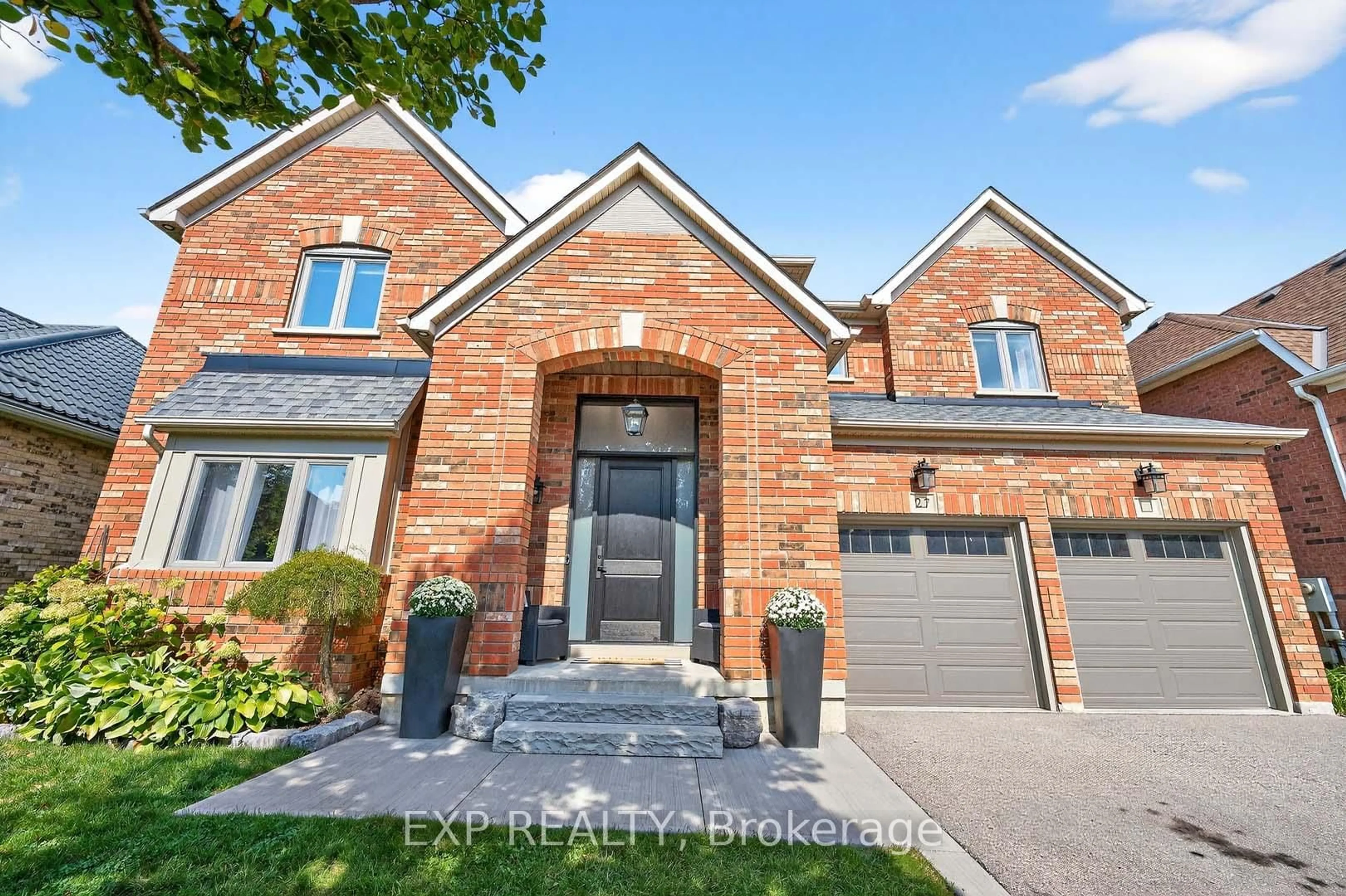 Home with brick exterior material, street for 27 Grist Mill Dr, Halton Hills Ontario L7G 6C2