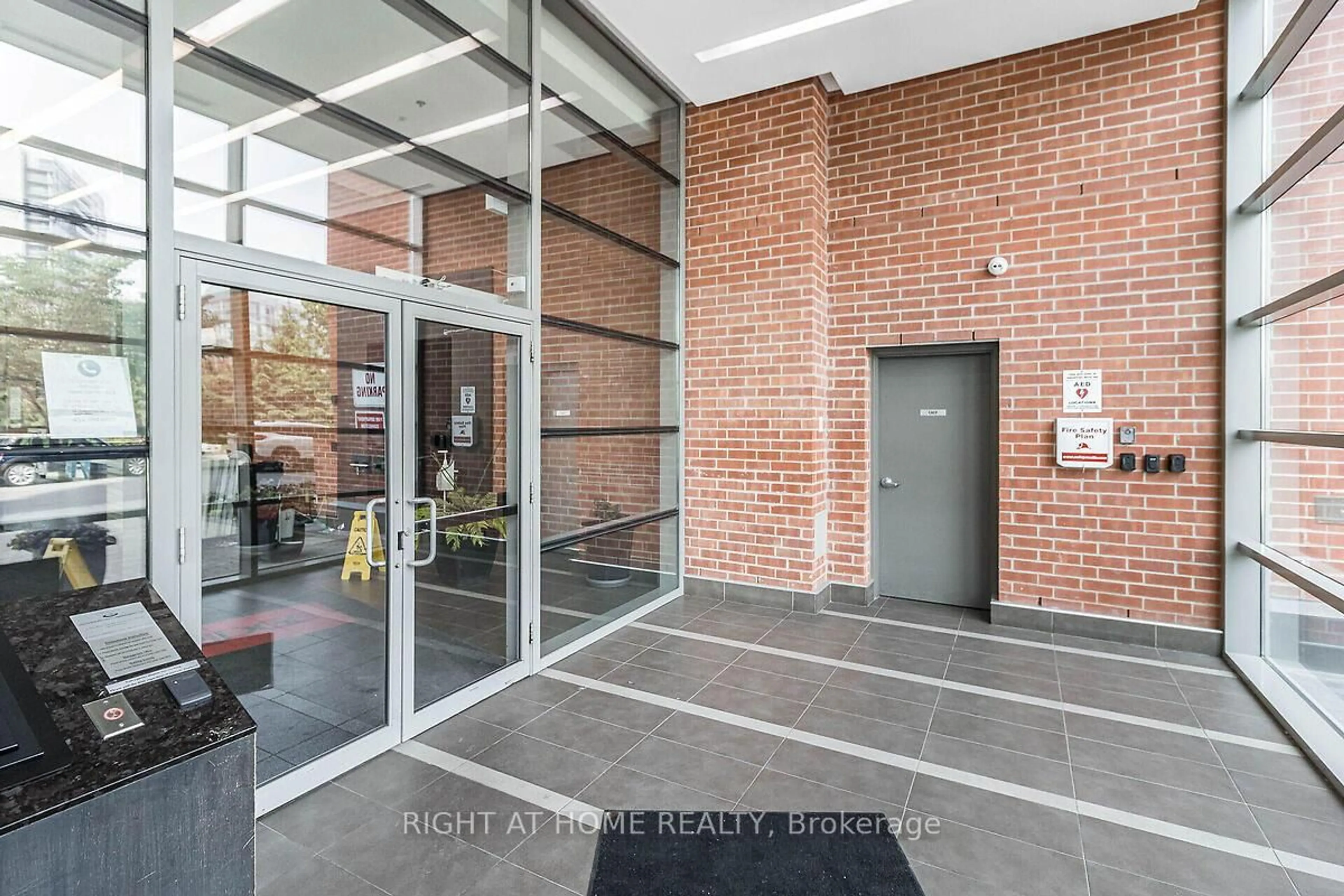 Indoor foyer for 38 Joe Shuster Way #318, Toronto Ontario M6K 0A5