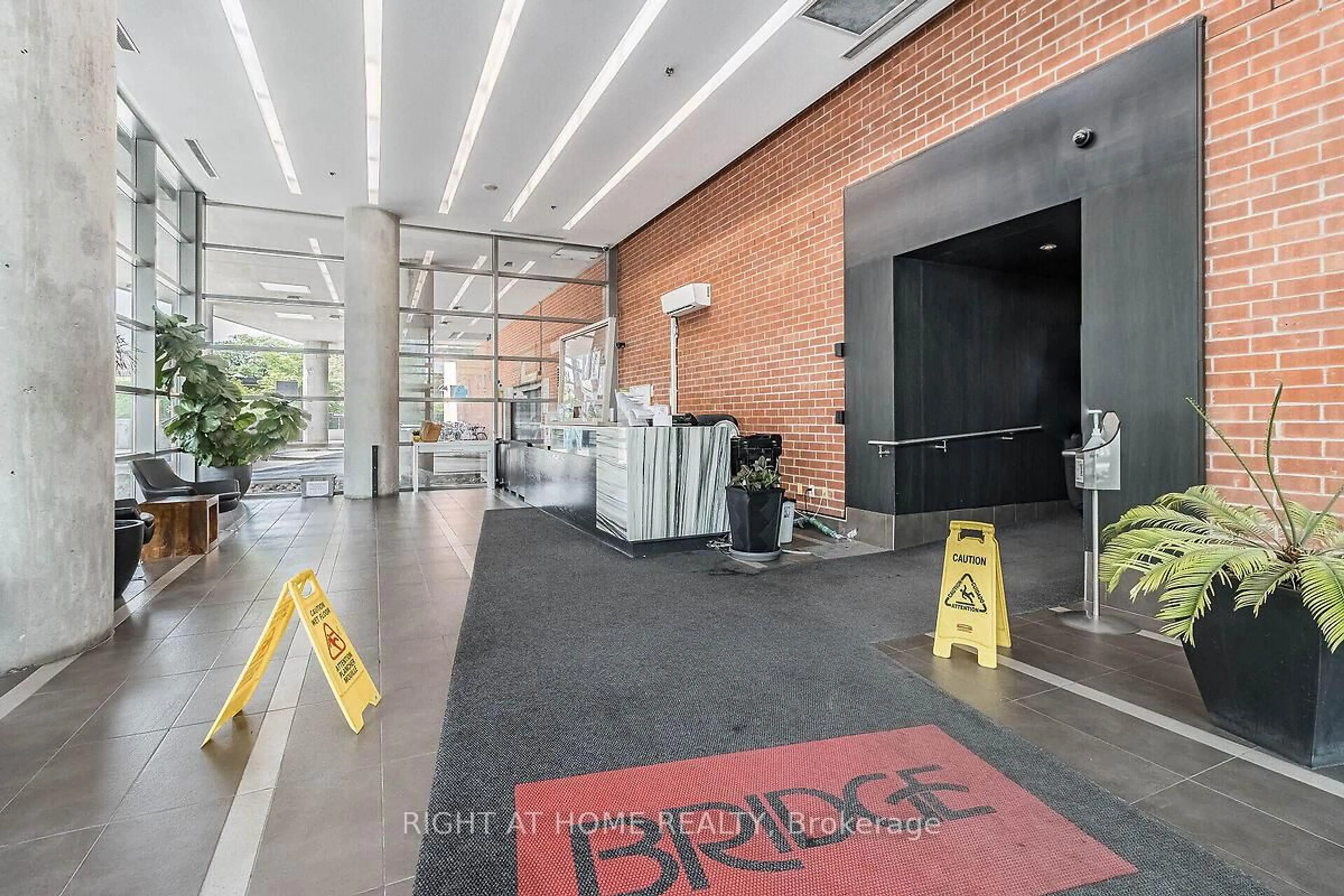 Indoor foyer for 38 Joe Shuster Way #318, Toronto Ontario M6K 0A5