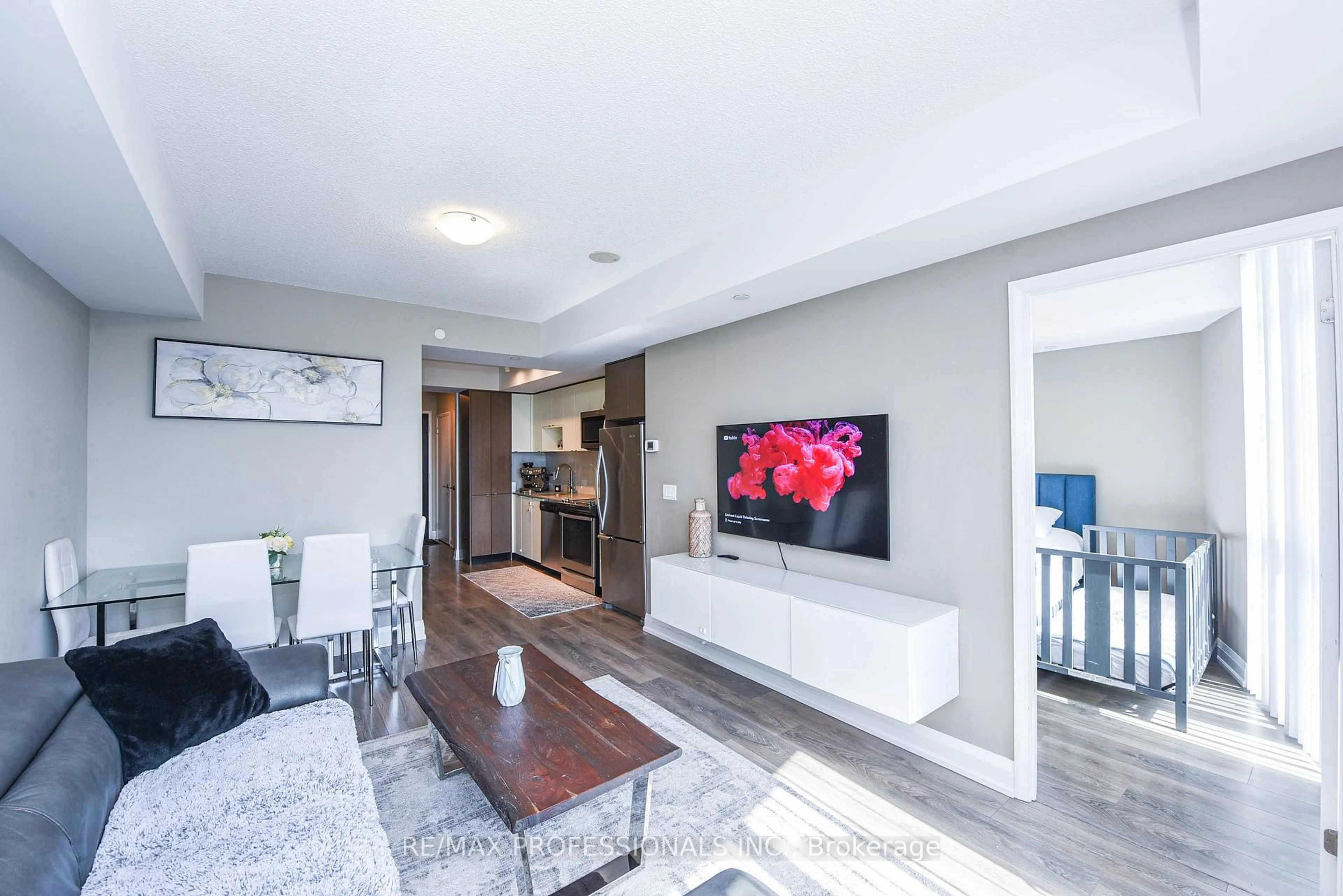 Living room with furniture, unknown for 9 Valhalla Inn Rd #1205, Toronto Ontario M9B 1S9