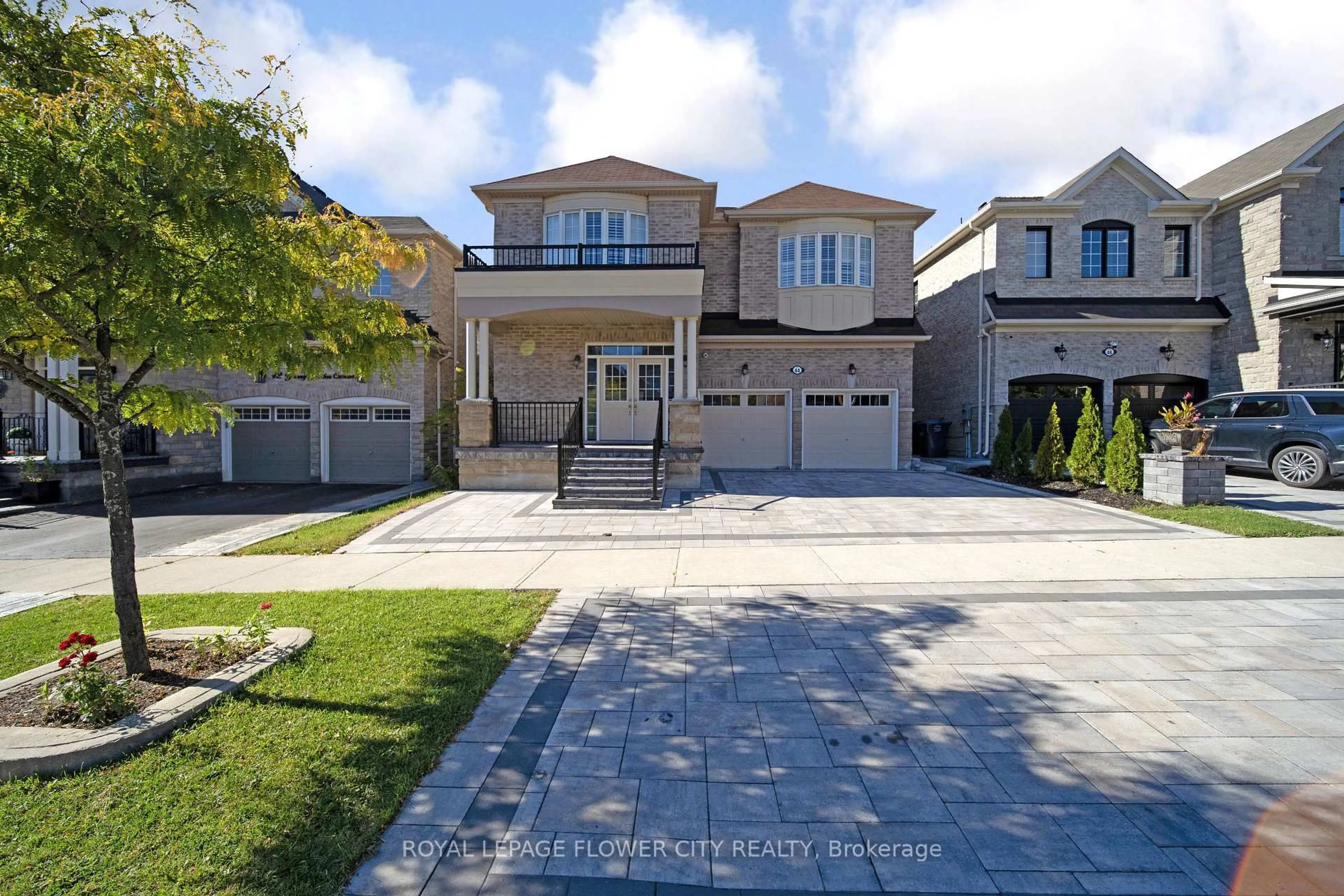 Home with brick exterior material, street for 44 YOUNG GARDEN Cres, Brampton Ontario L6Y 6A4