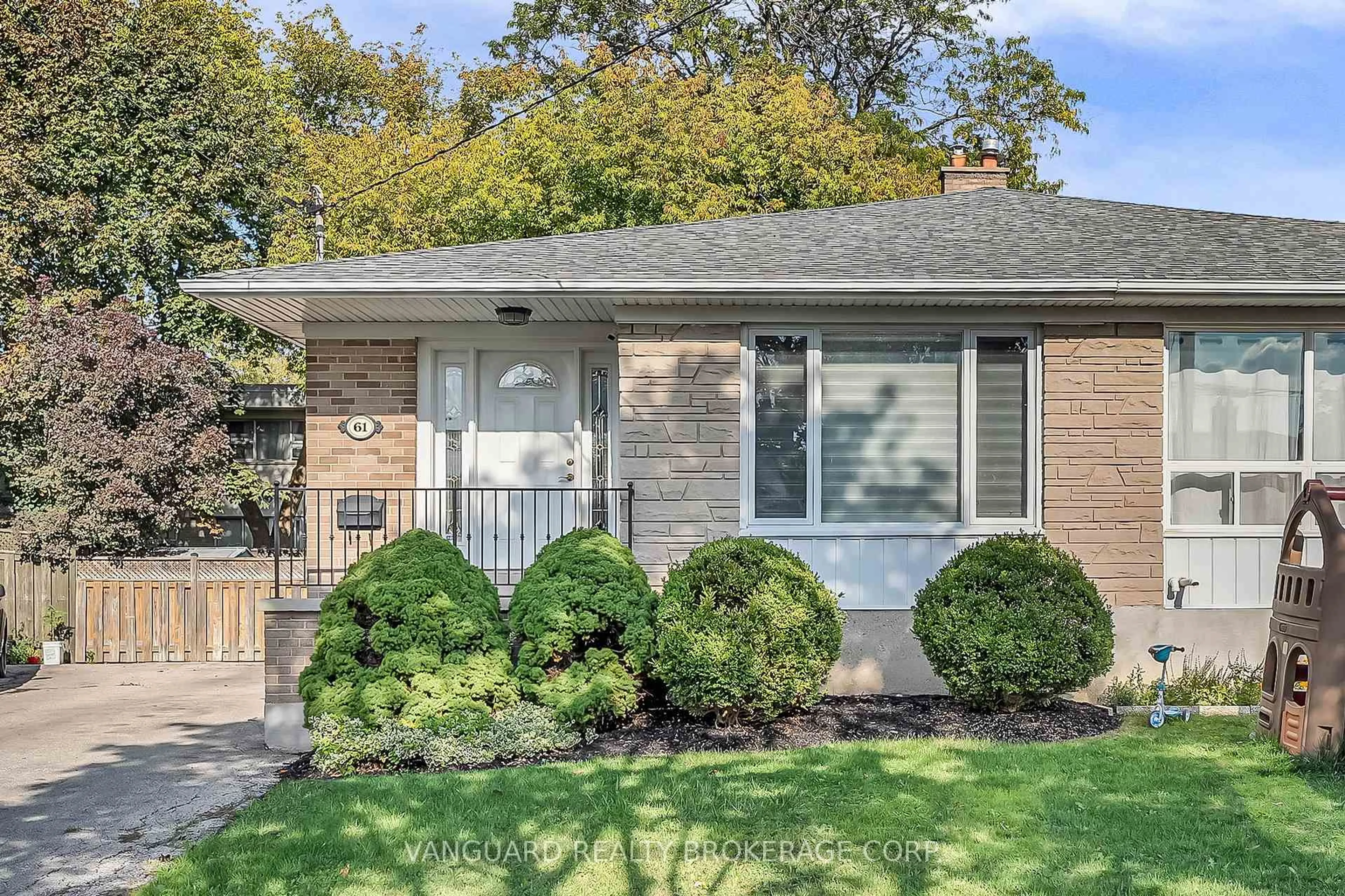 Home with brick exterior material, street for 61 Gambello Cres, Toronto Ontario M3J 1W2