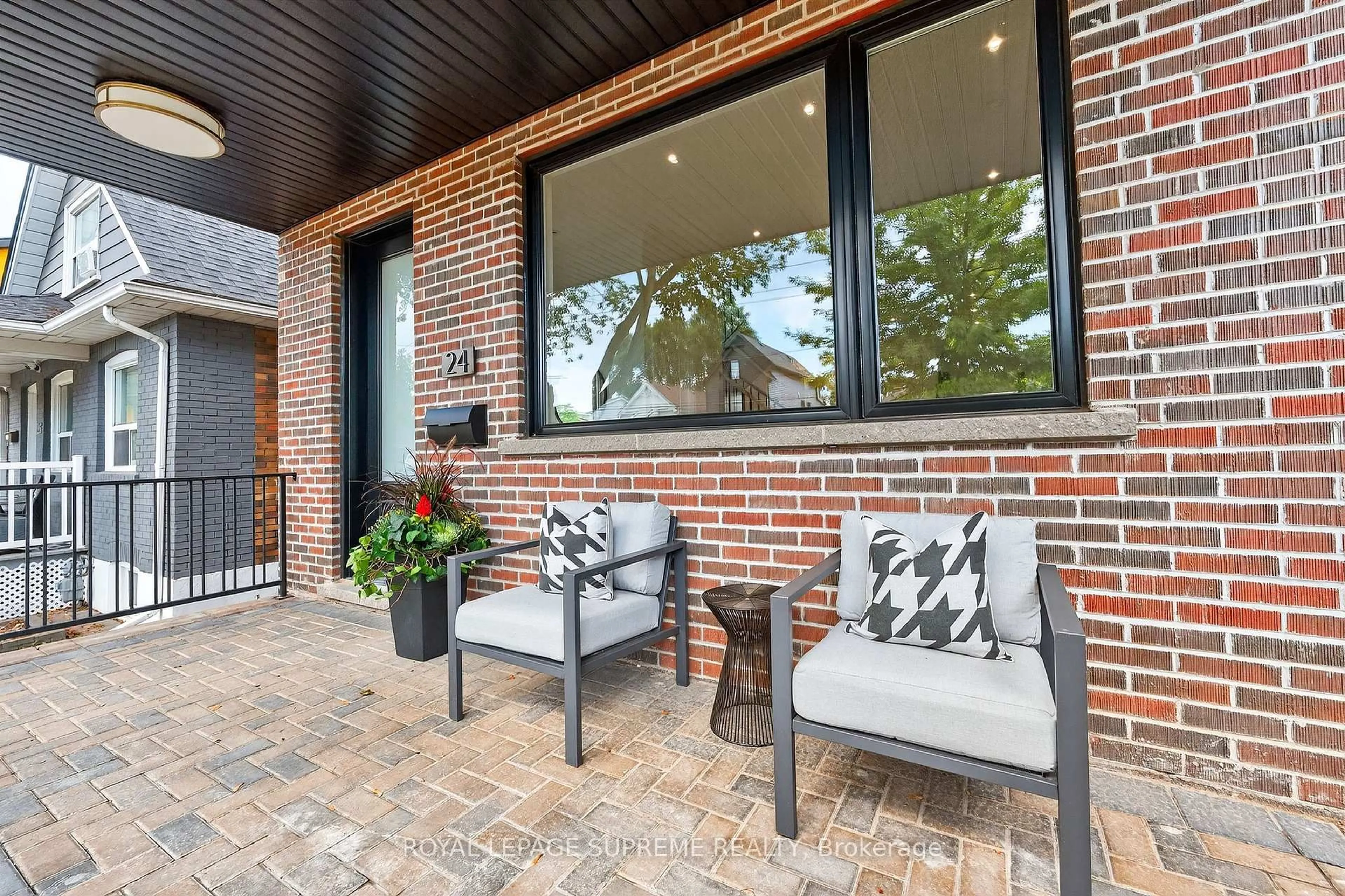 Home with brick exterior material, street for 24 York Ave, Toronto Ontario M6N 2V2