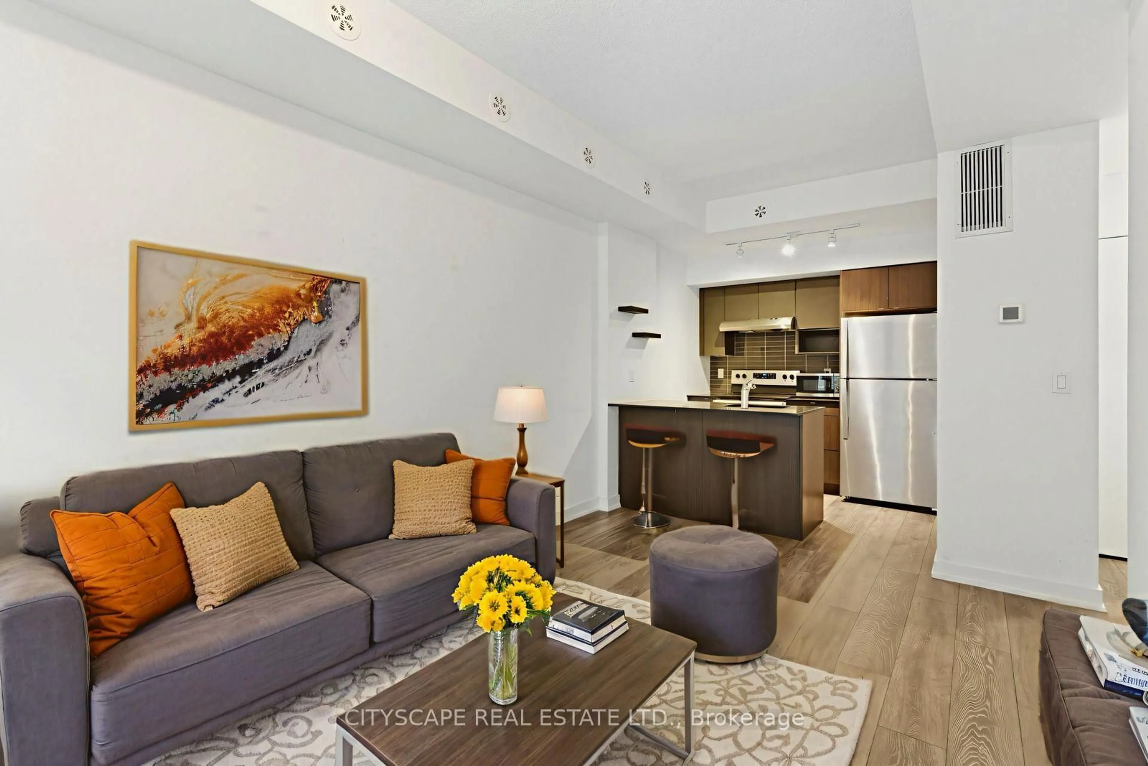 Living room with furniture, unknown for 1133 Cooke Blvd #818, Burlington Ontario L7T 0C3