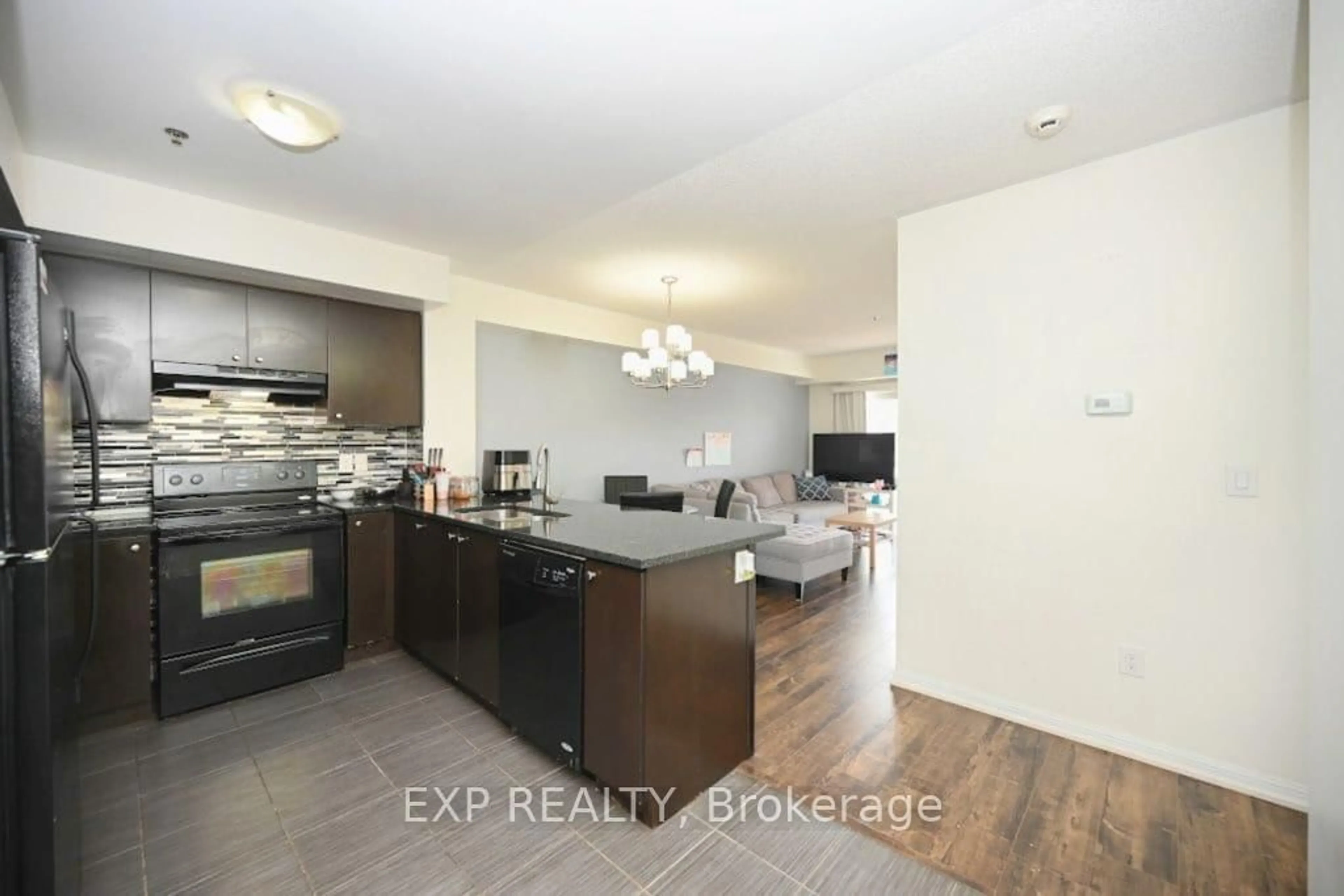 Open concept kitchen, unknown for 70 Baycliffe Cres #301, Brampton Ontario L7A 3Z4