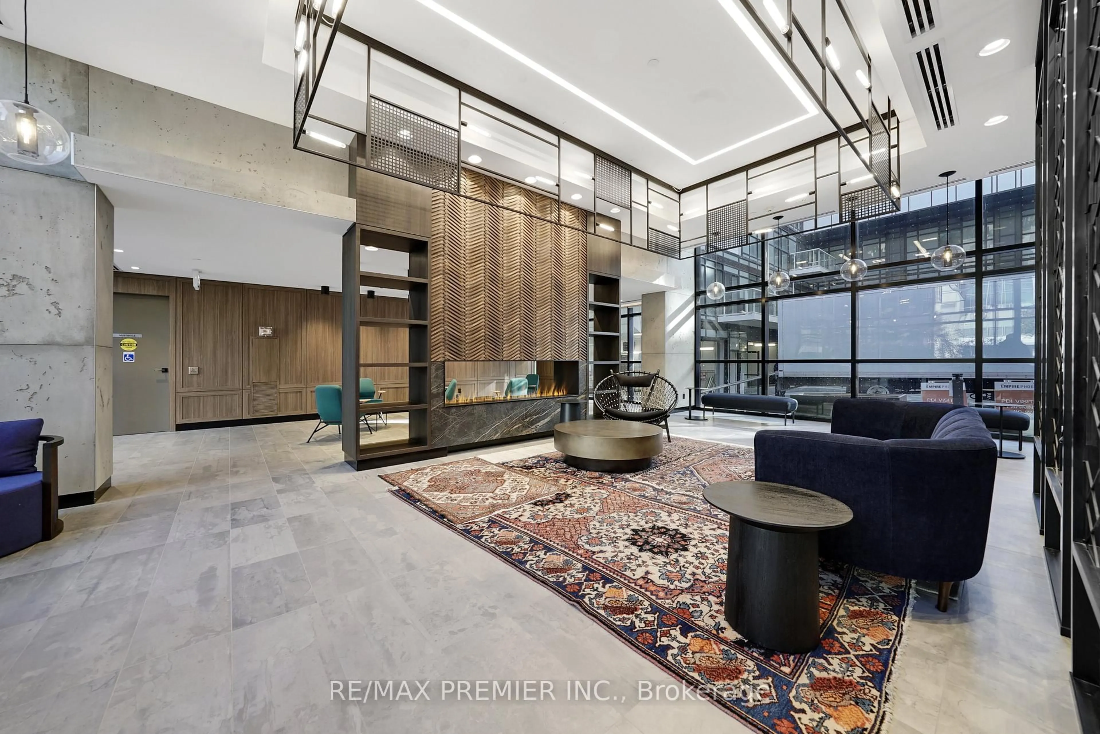 Indoor foyer for 251 Manitoba St #406, Toronto Ontario M8Y 0C7
