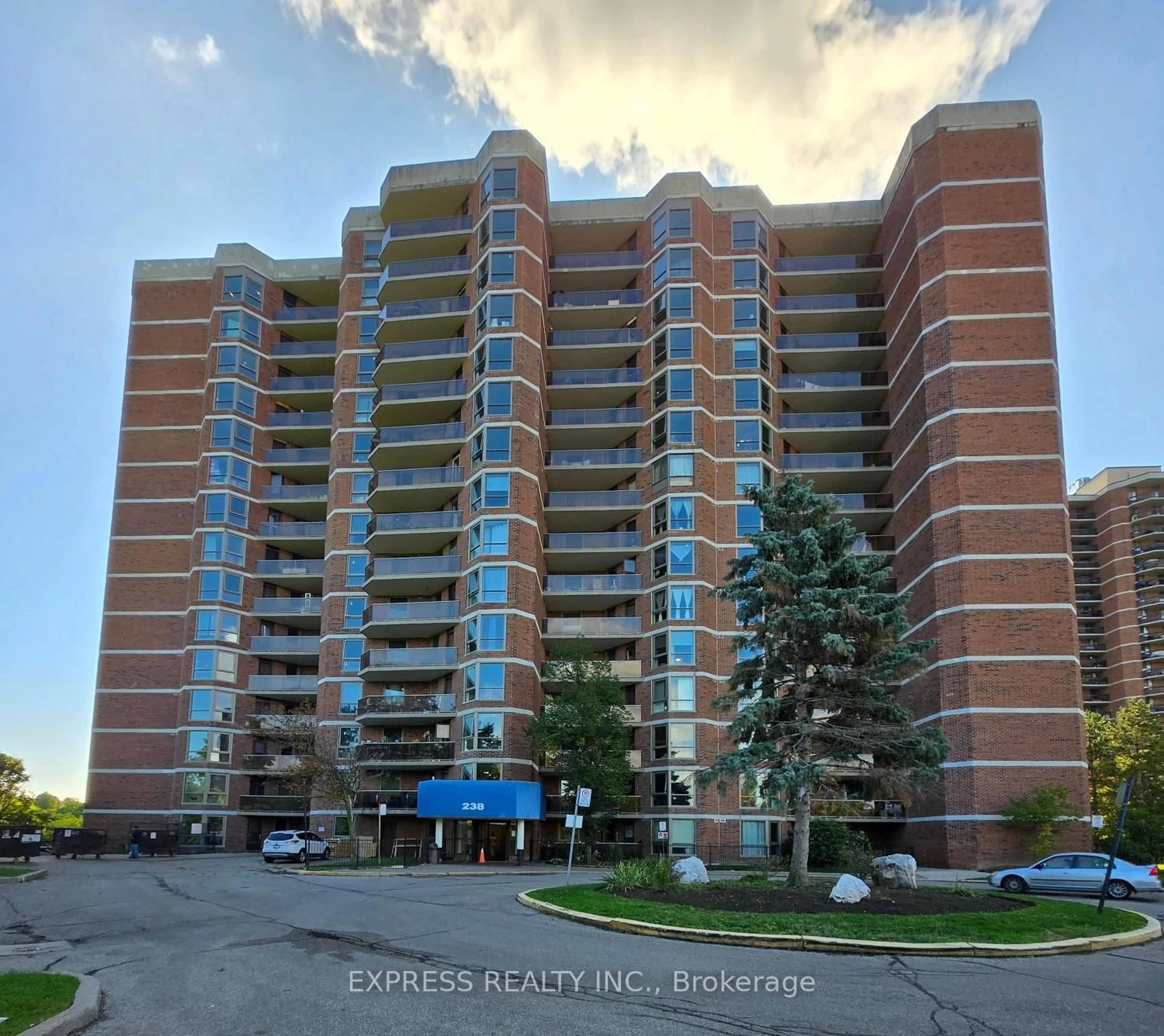 A pic from outside/outdoor area/front of a property/back of a property/a pic from drone, unknown for 238 Albion Rd #1202, Toronto Ontario M9A 3P5