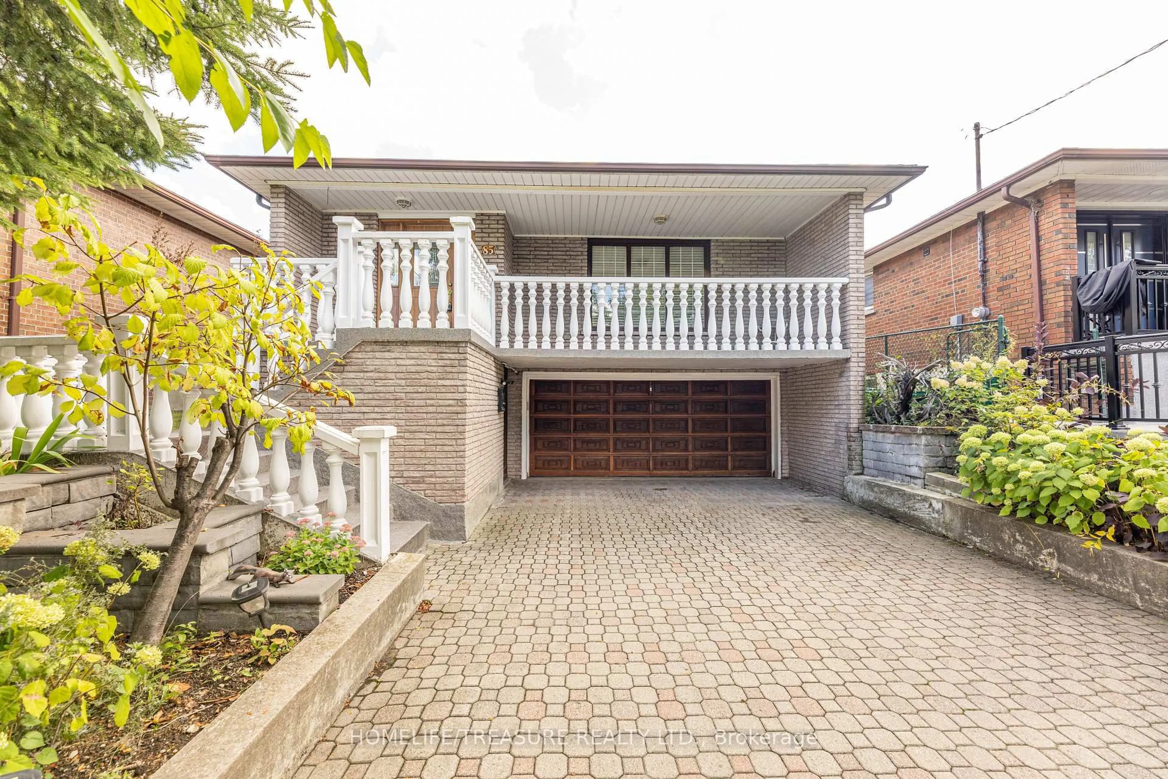 Home with brick exterior material, street for 85 Downsview Ave, Toronto Ontario M3M 1E1