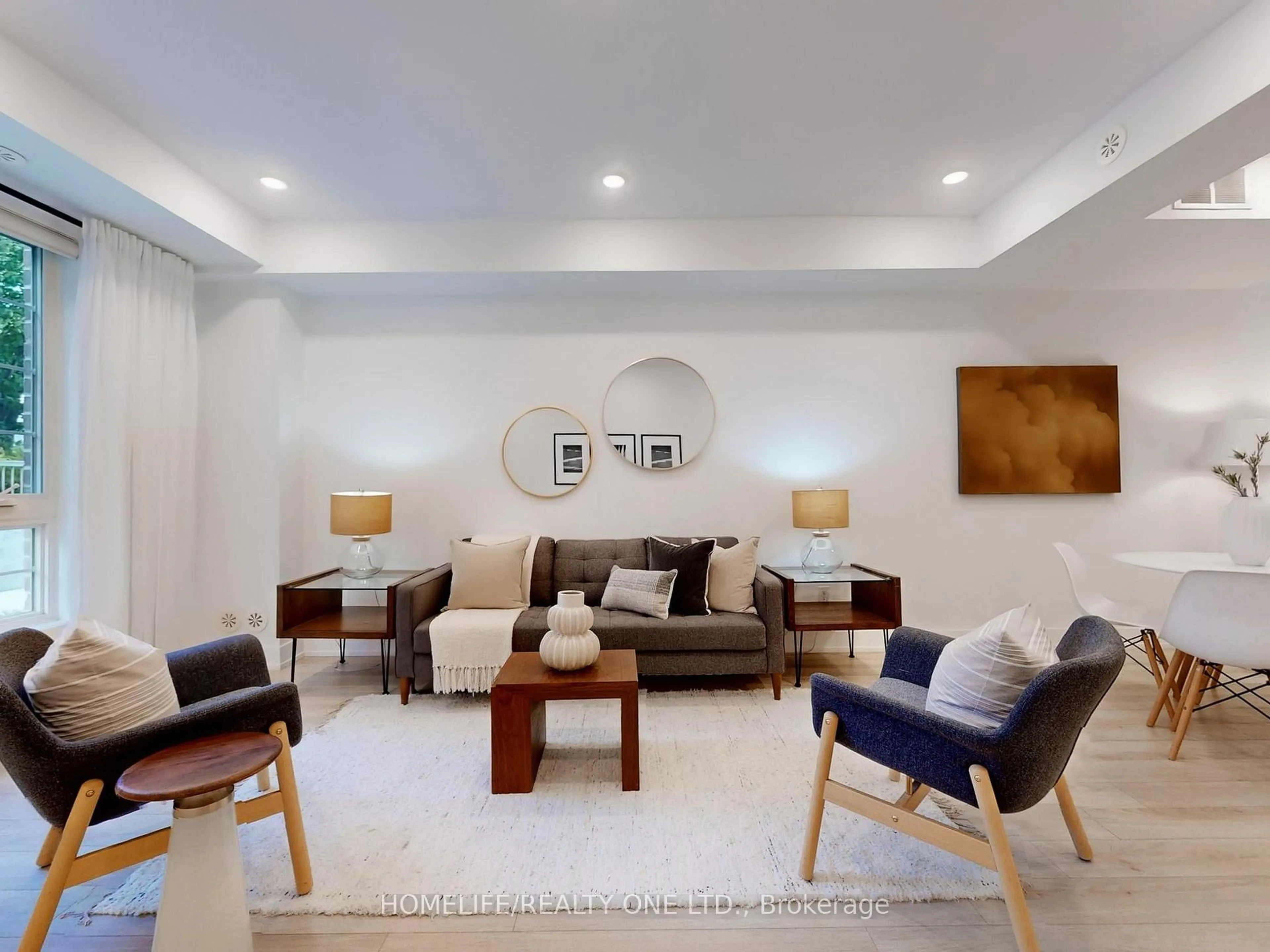 Living room with furniture, unknown for 3 Elsie Lane #TH 41, Toronto Ontario M6P 0B8