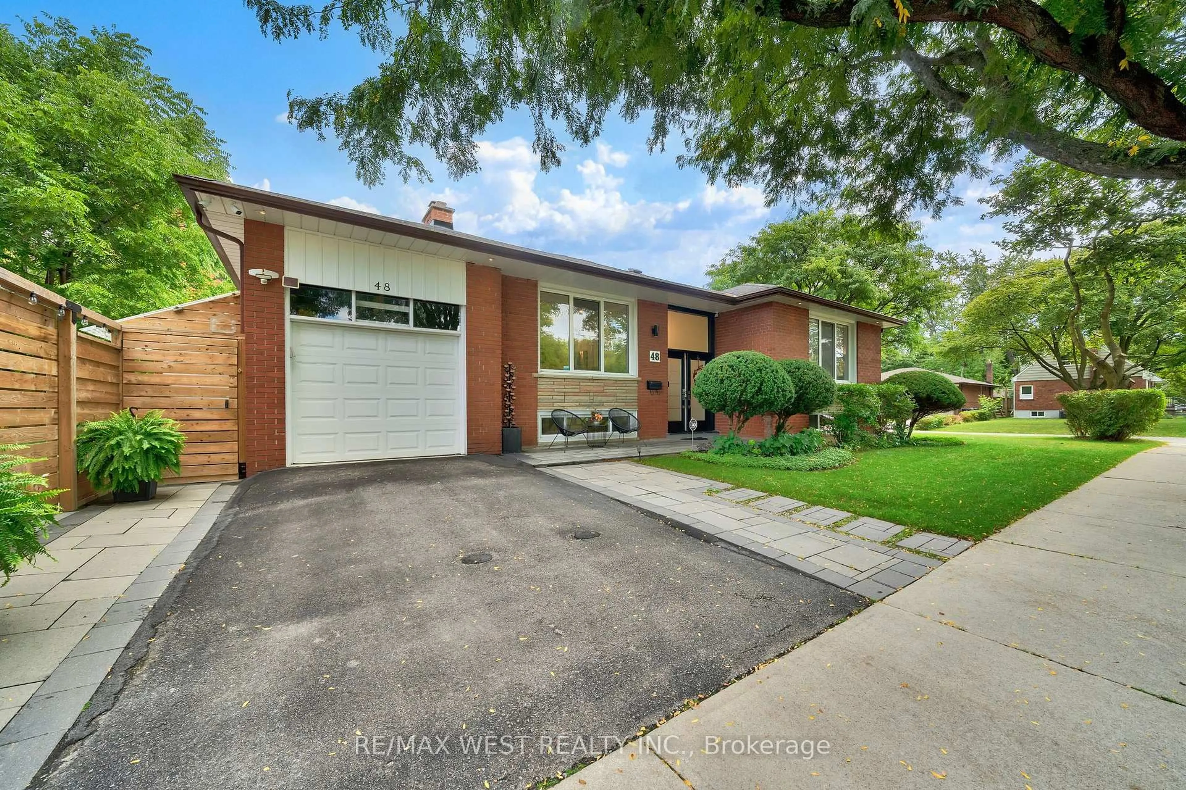 Home with brick exterior material, street for 48 Hamlyn Cres, Toronto Ontario M9B 1Z1