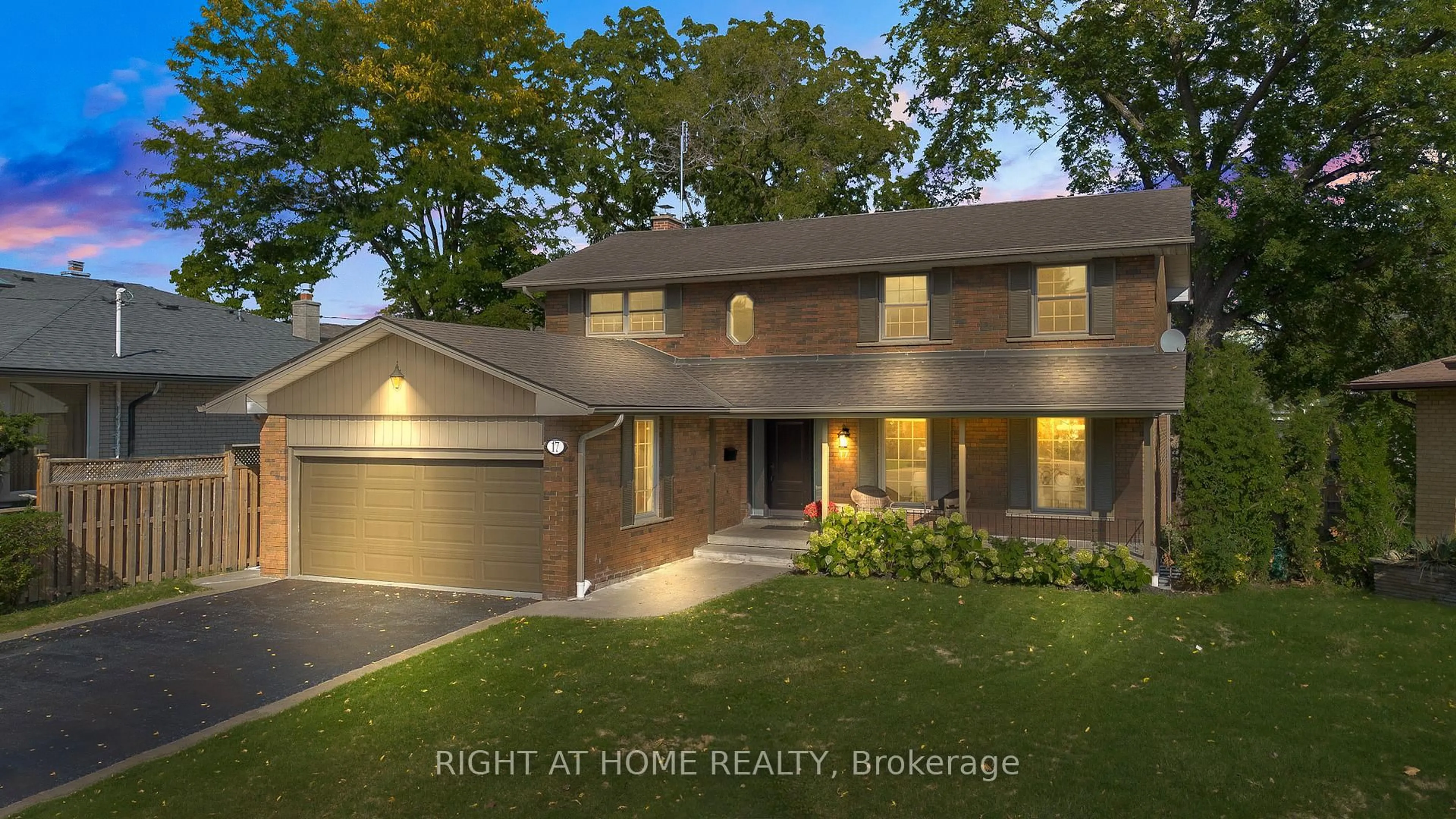 Home with brick exterior material, street for 17 Glen Meadow Crt, Toronto Ontario M9B 5B9