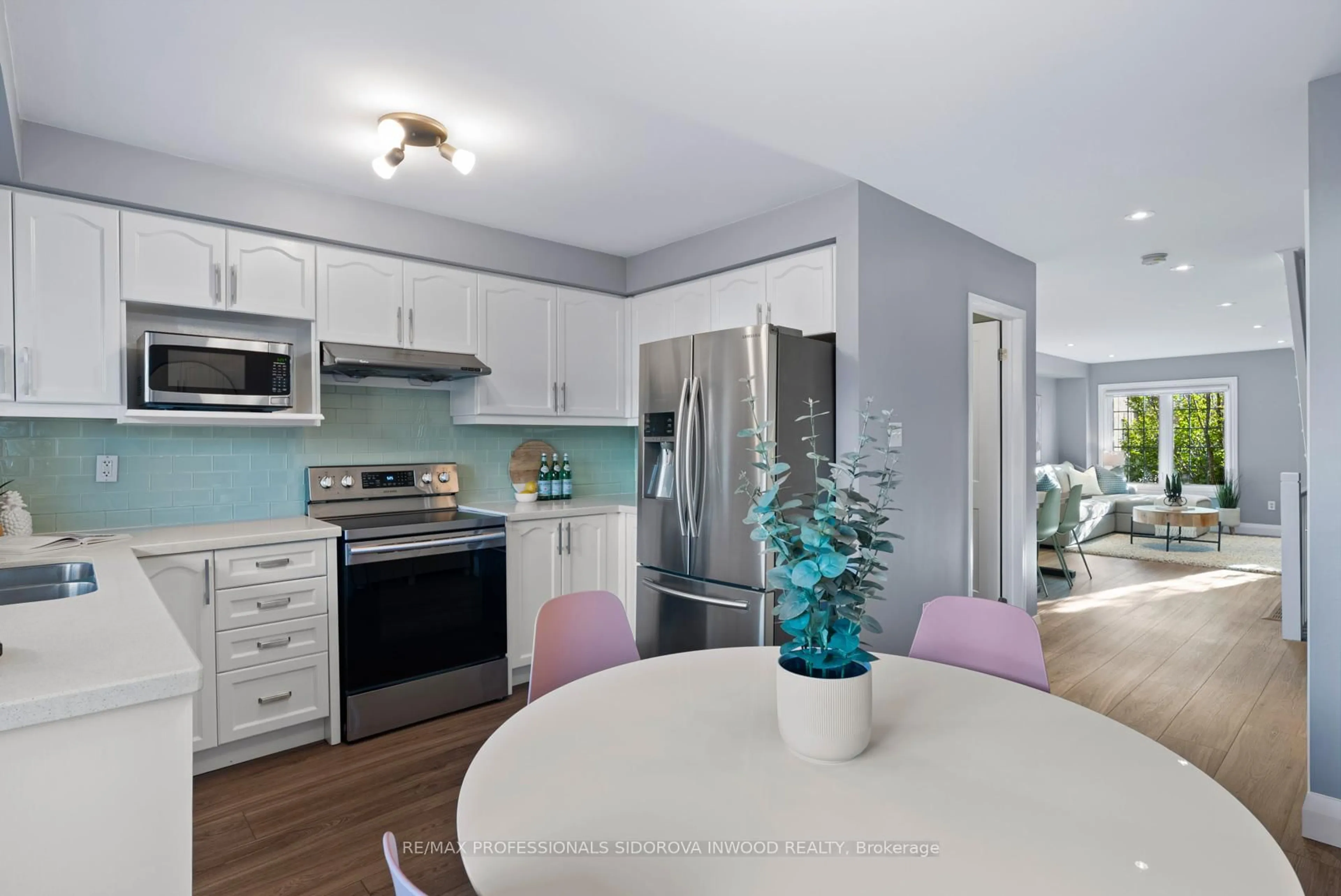 Open concept kitchen, unknown for 71 Birdstone Cres #52, Toronto Ontario M6N 5H6