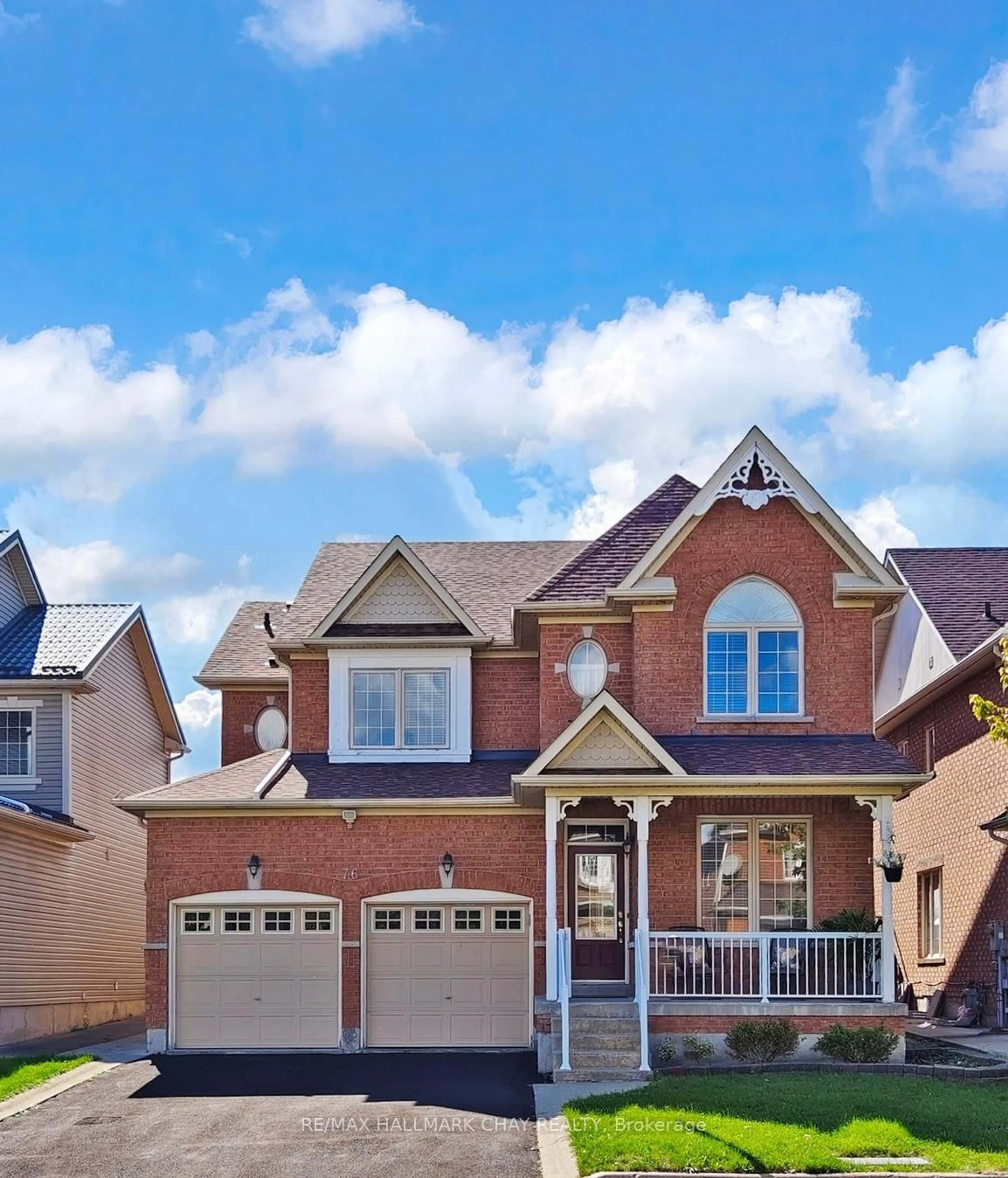 Home with brick exterior material, street for 76 Cobblestone Crt, Brampton Ontario L6R 2S4