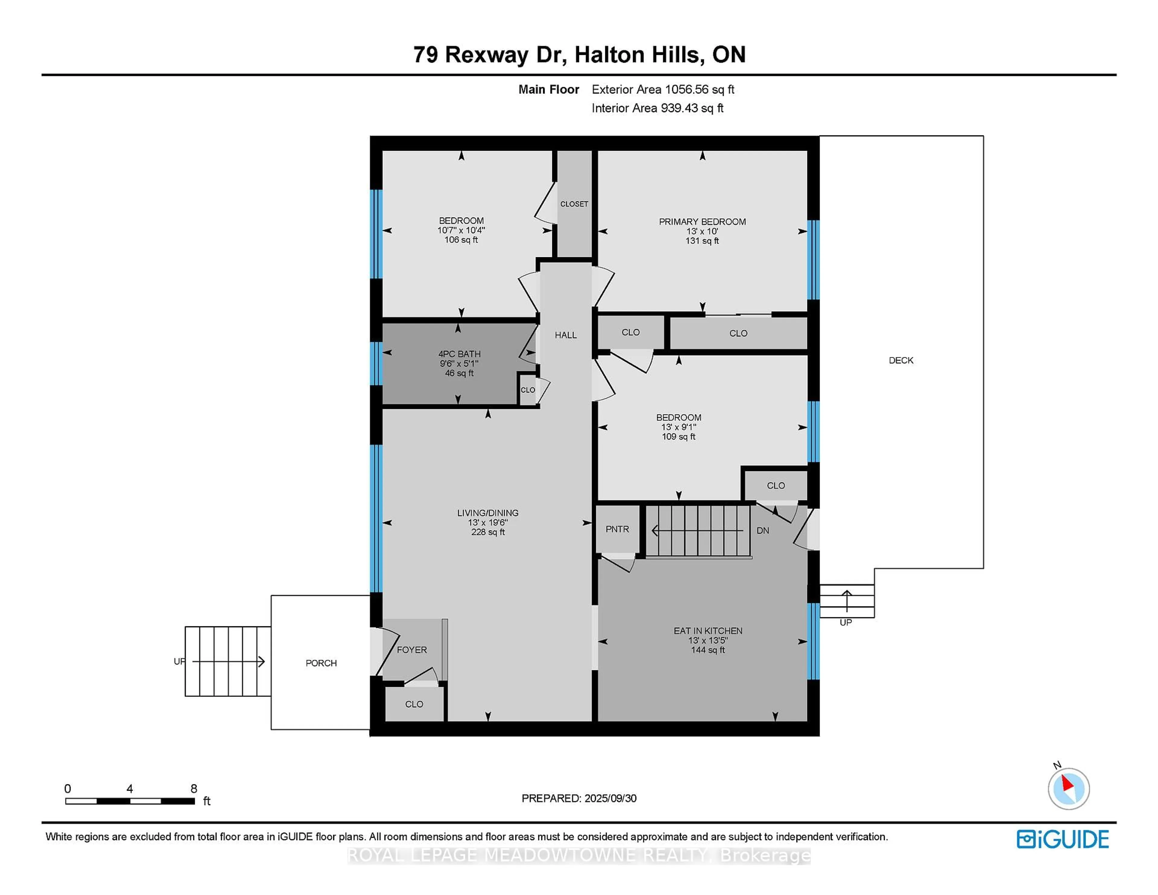 Floor plan for 79 Rexway Dr, Halton Hills Ontario L7G 1R2