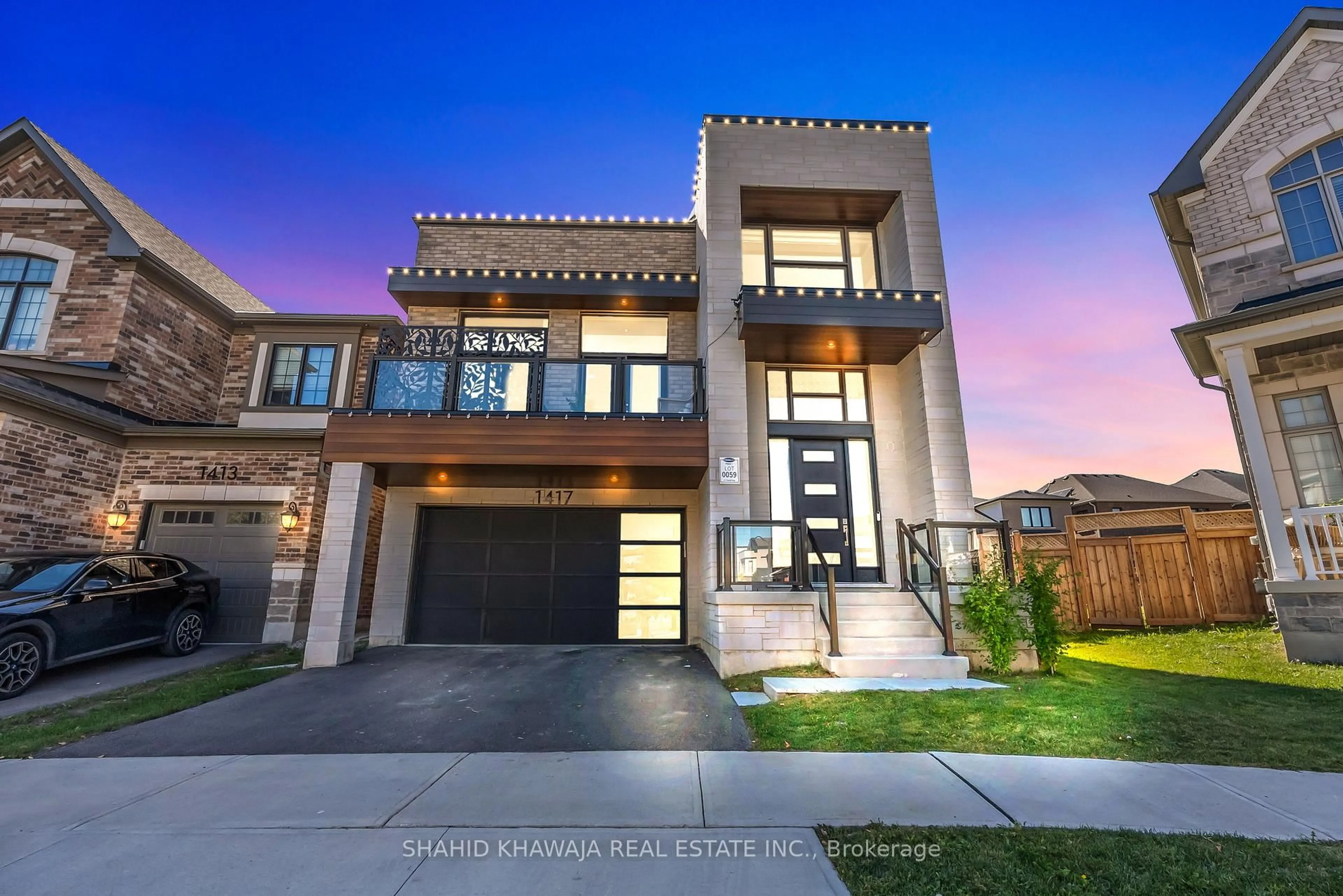 Home with brick exterior material, street for 1417 Varelas Passage, Oakville Ontario L6H 3S3