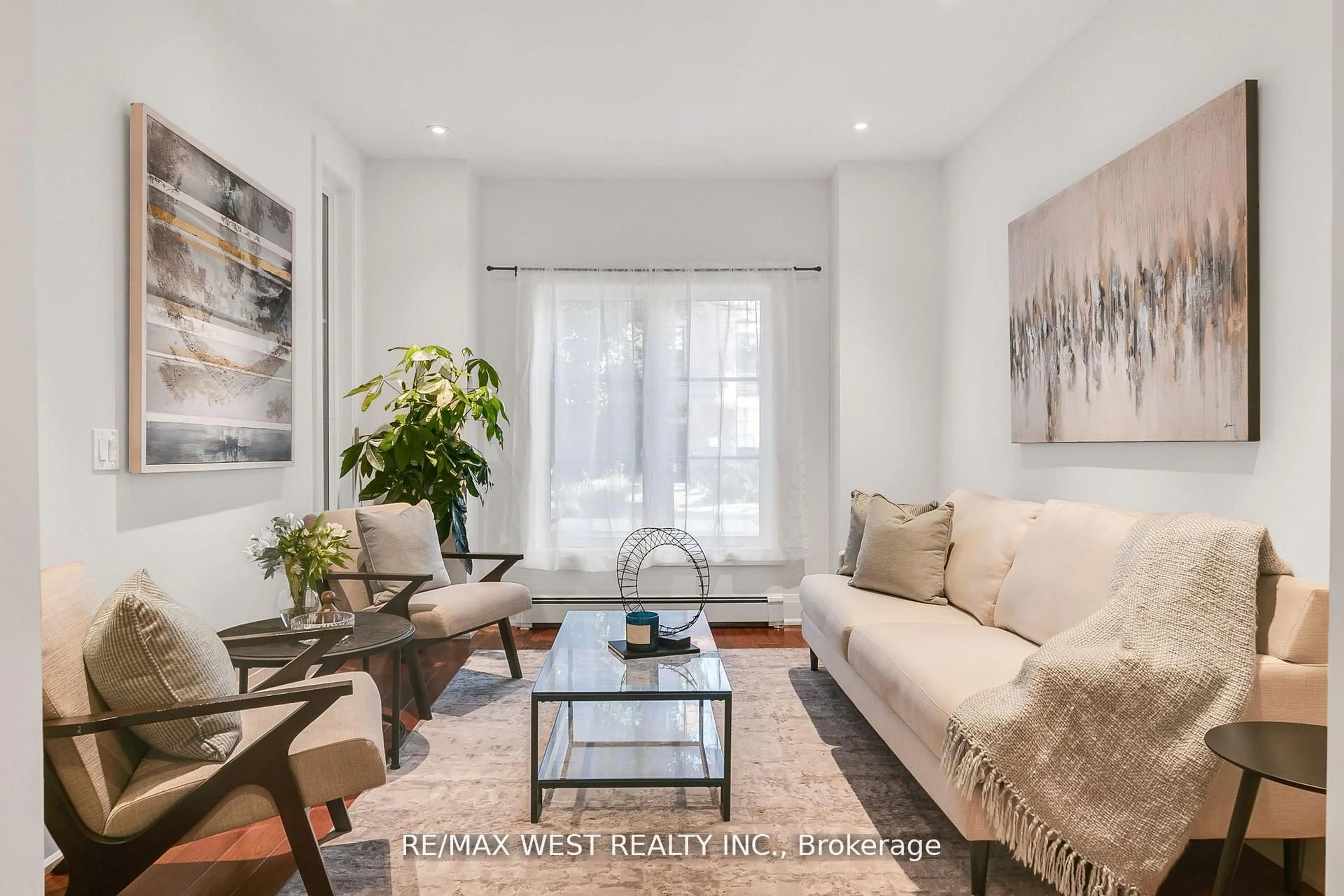 Living room with furniture, unknown for 414 Clendenan Ave, Toronto Ontario M6P 2X6