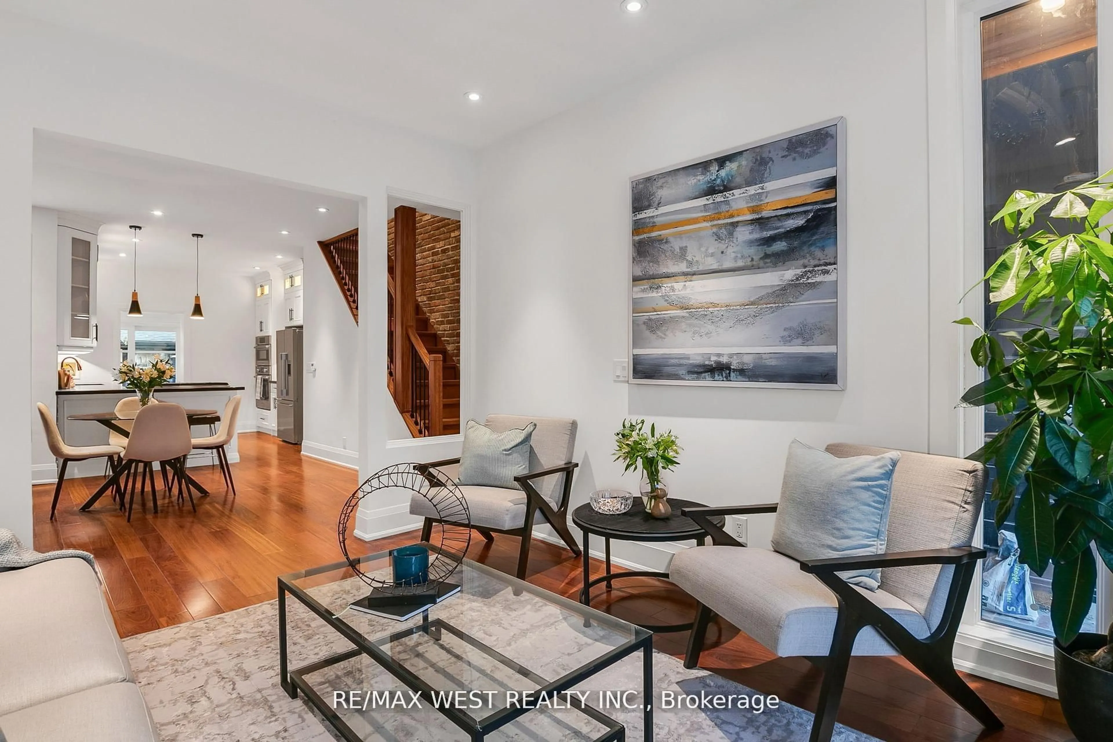 Living room with furniture, unknown for 414 Clendenan Ave, Toronto Ontario M6P 2X6