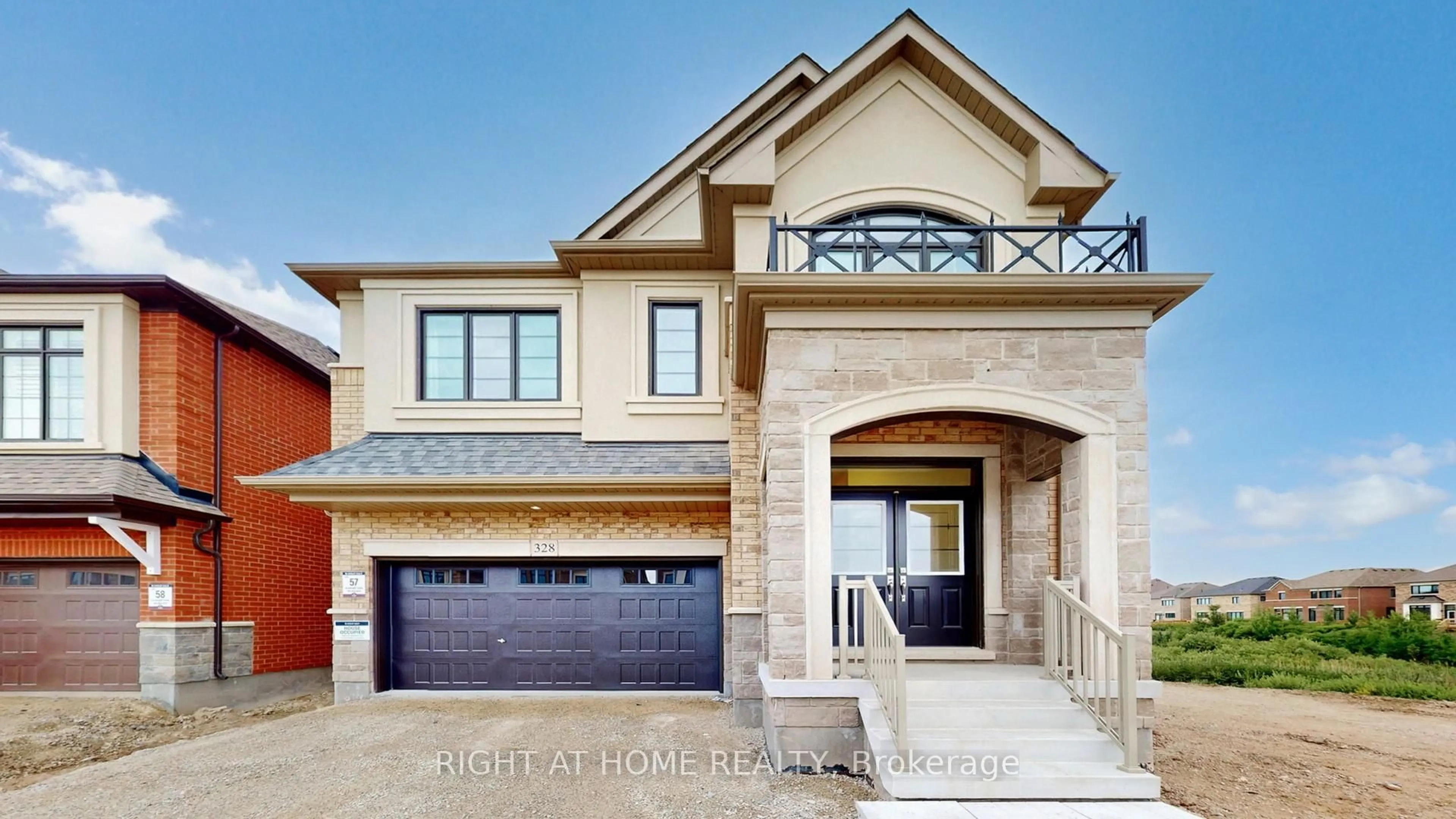 Home with brick exterior material, street for 328 Bergamot Ave, Milton Ontario L9E 1Y8