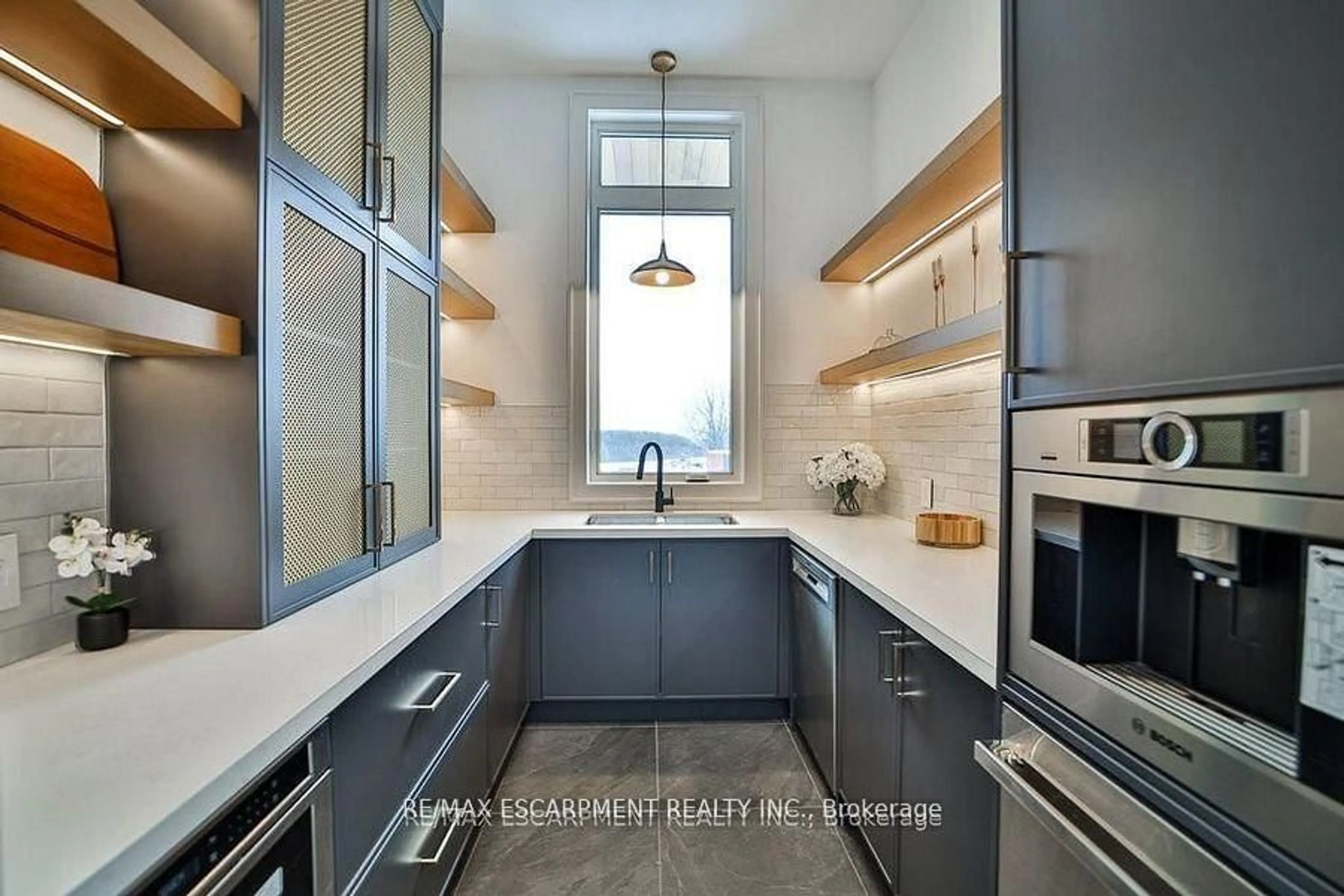 Contemporary kitchen, ceramic/tile floor for 2284 SIDEROAD 1, Burlington Ontario L7P 0S7