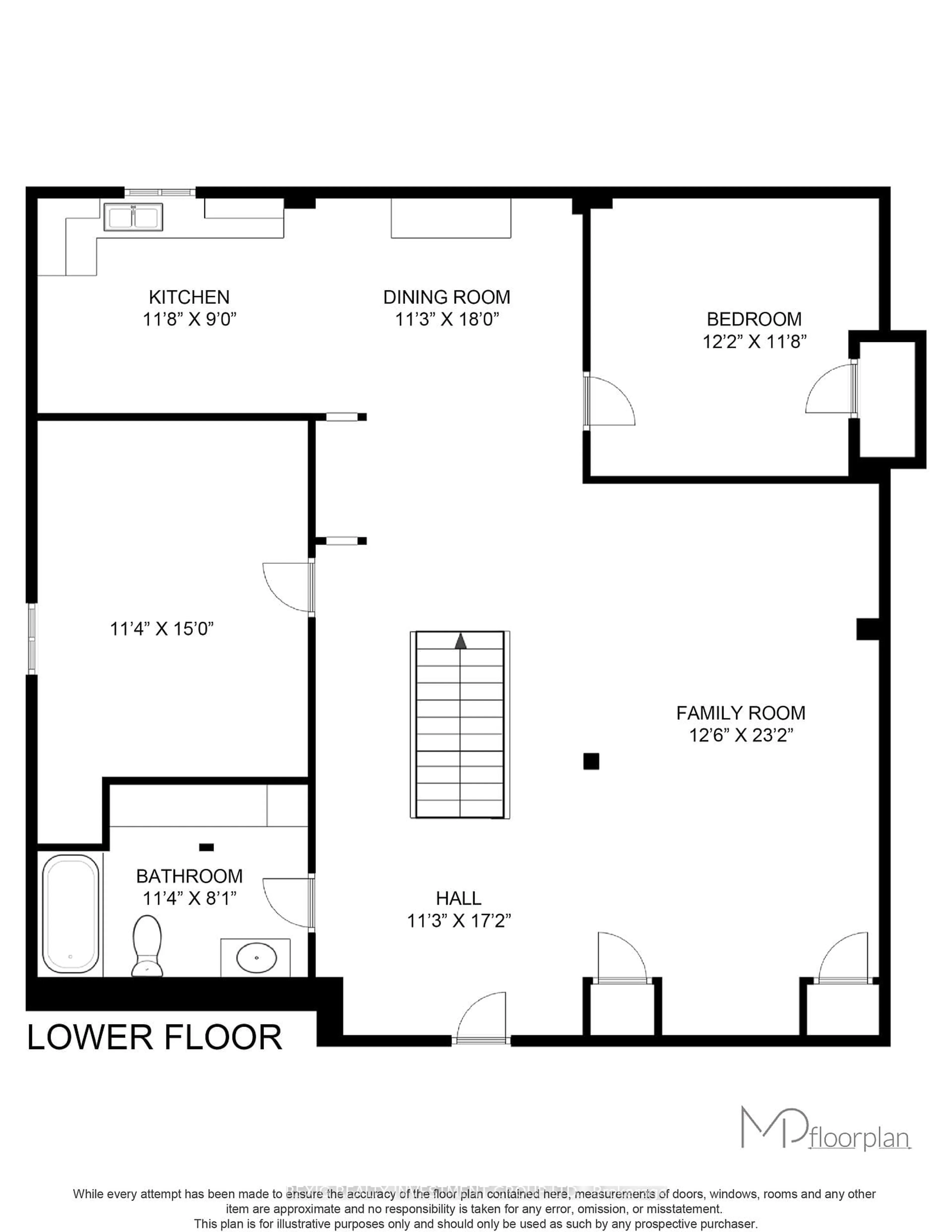 Floor plan for 66 Settler Crt, Brampton Ontario L6Z 4L6