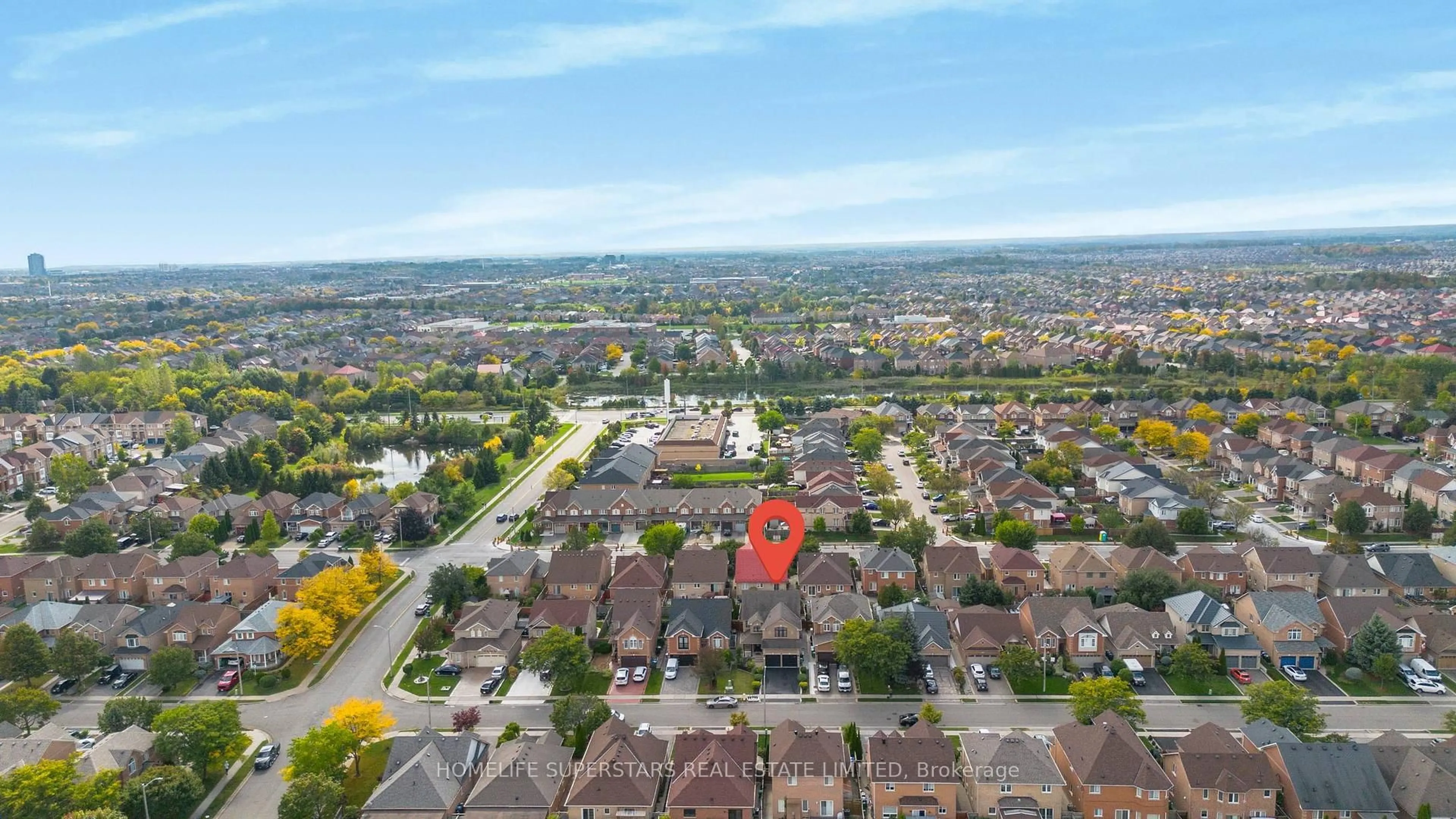 A pic from outside/outdoor area/front of a property/back of a property/a pic from drone, unknown for 10 Orchid Dr, Brampton Ontario L7A 1M4